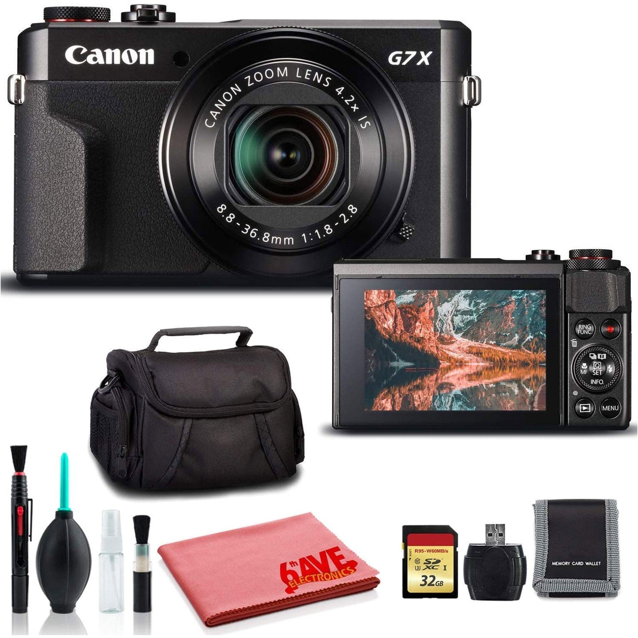 Canon PowerShot G7 X Mark II Digital Camera International Model - Ultimate Kit Canon