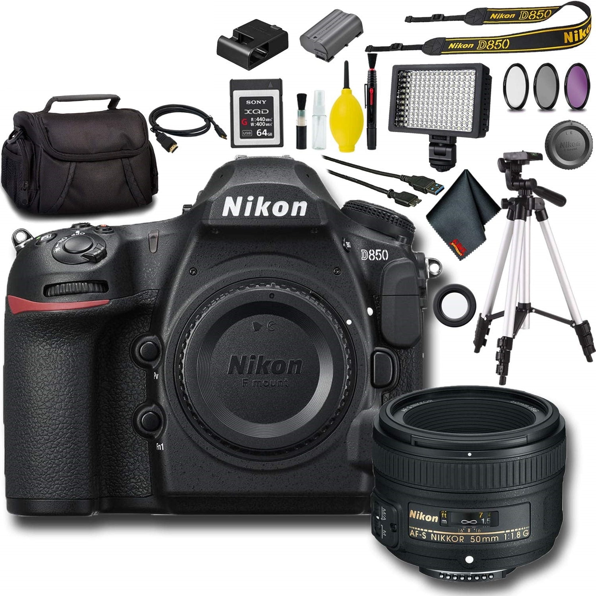 Nikon D850 DSLR Camera International Model Pro Bundle Nikon