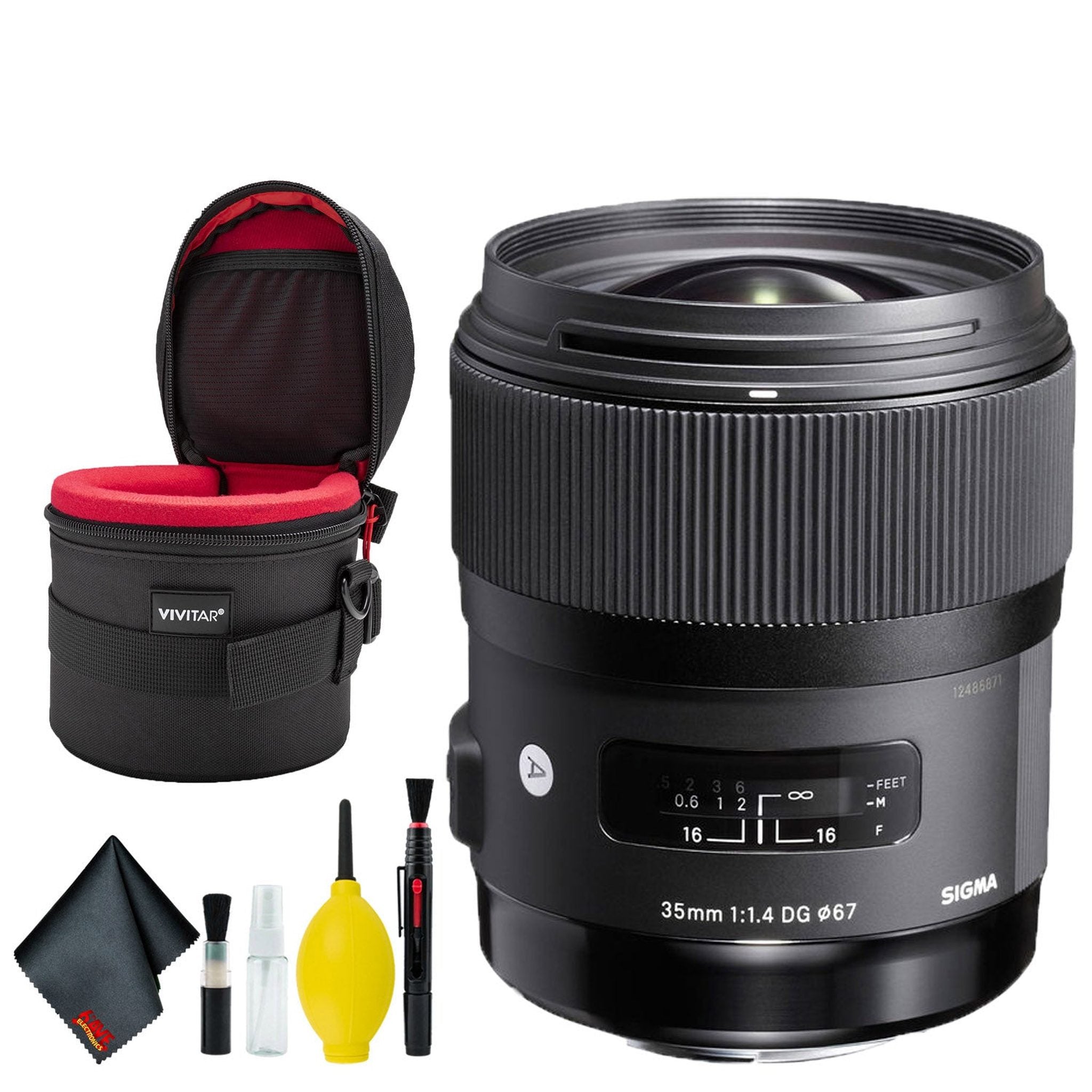 Sigma 35mm f/1.4 DG HSM Art Lens for Canon EF USA Deluxe Bundle V2 Sigma