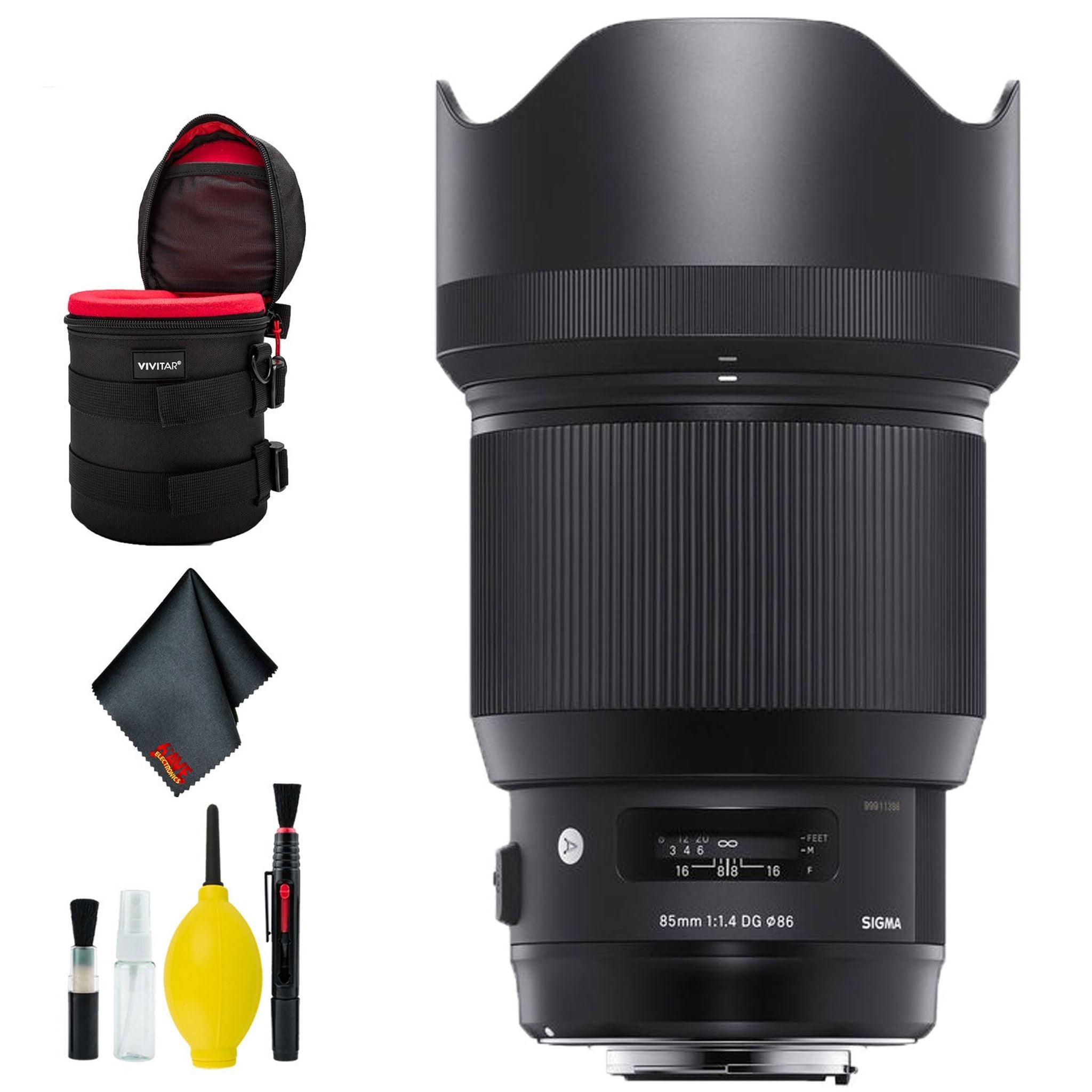 Sigma 85mm f/1.4 DG HSM Art Lens for Canon EF USA Deluxe Bundle Sigma