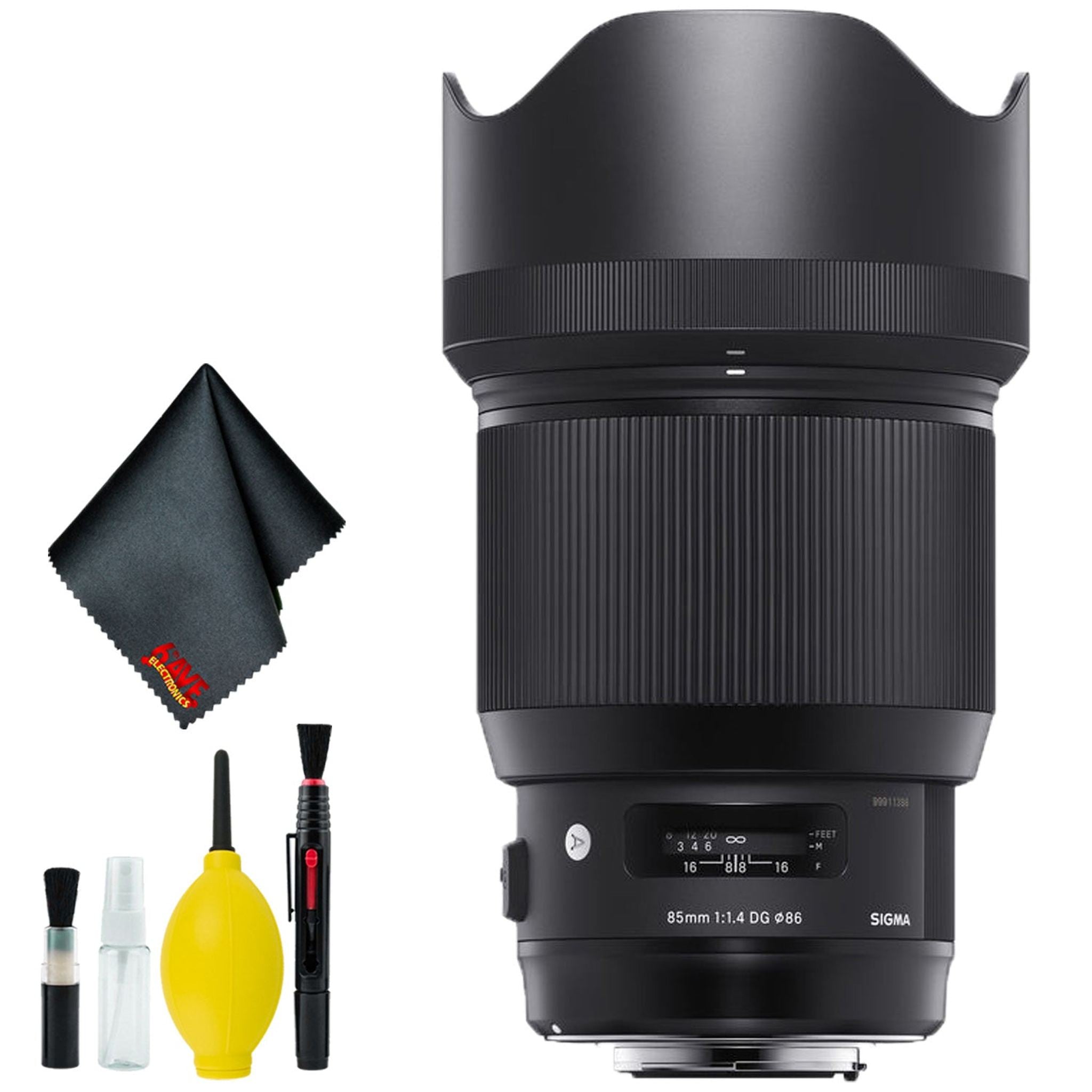 Sigma 85mm f/1.4 DG HSM Art Lens for Canon EF USA Standard Bundle V2 Sigma