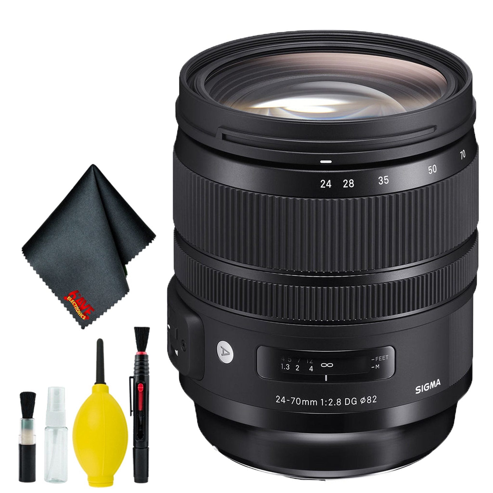 Sigma 24-70mm f/2.8 DG OS HSM Art Lens for Canon EF Intl Standard Bundle Sigma