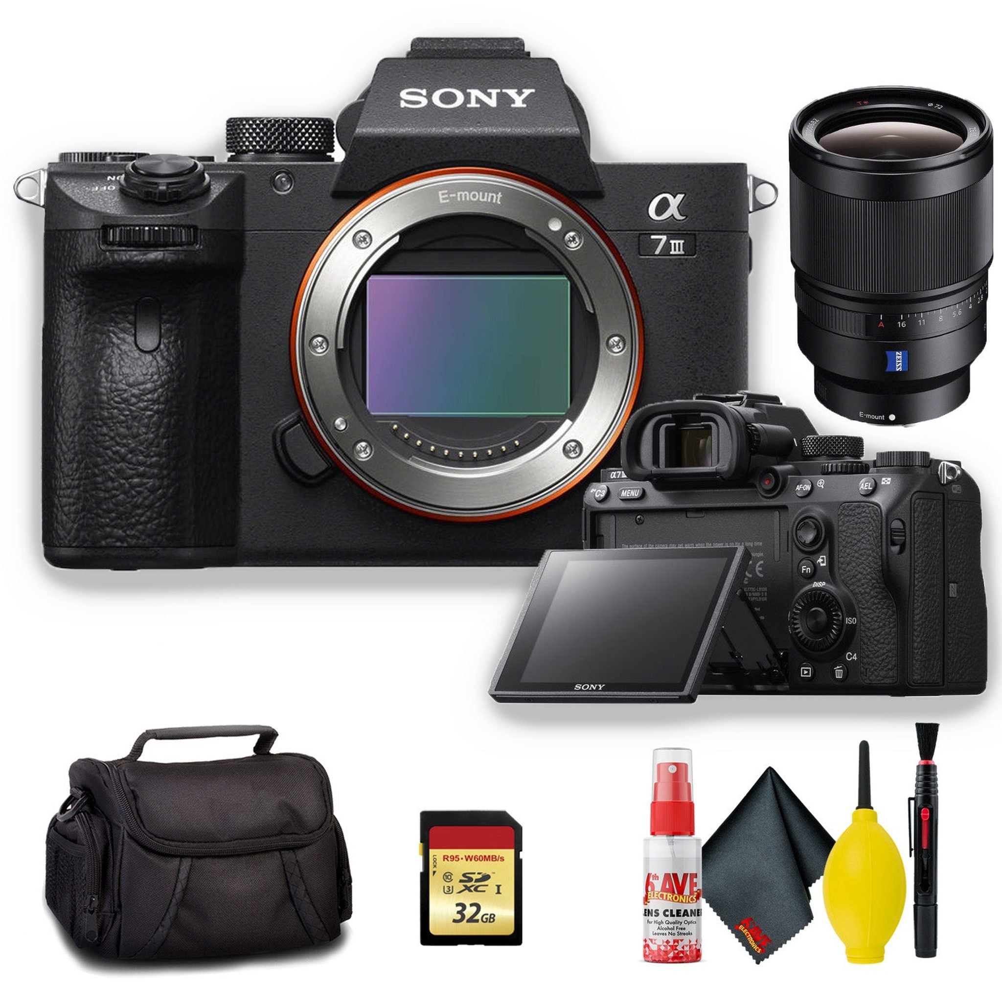 Sony Alpha a7 III Mirrorless Digital Camera with 35mm f/1.4 Lens - Kit Sony