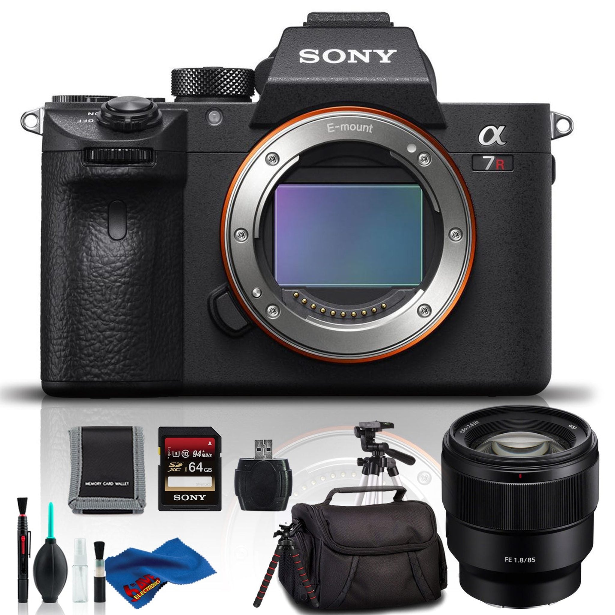 Sony Alpha a7R III Mirrorless Digital Camera with 85mm Lens - Deluxe Kit Sony