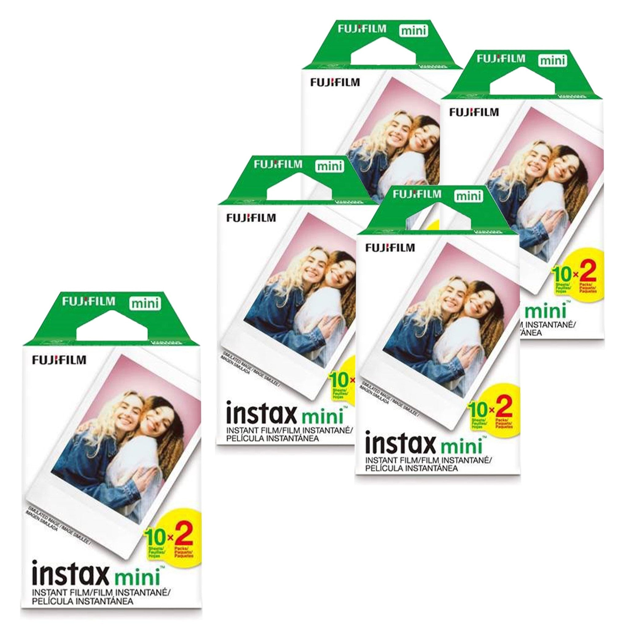 Fujifilm INSTAX Mini Instant Film- 40 Exposures 100 Exposures Pack Fujifilm