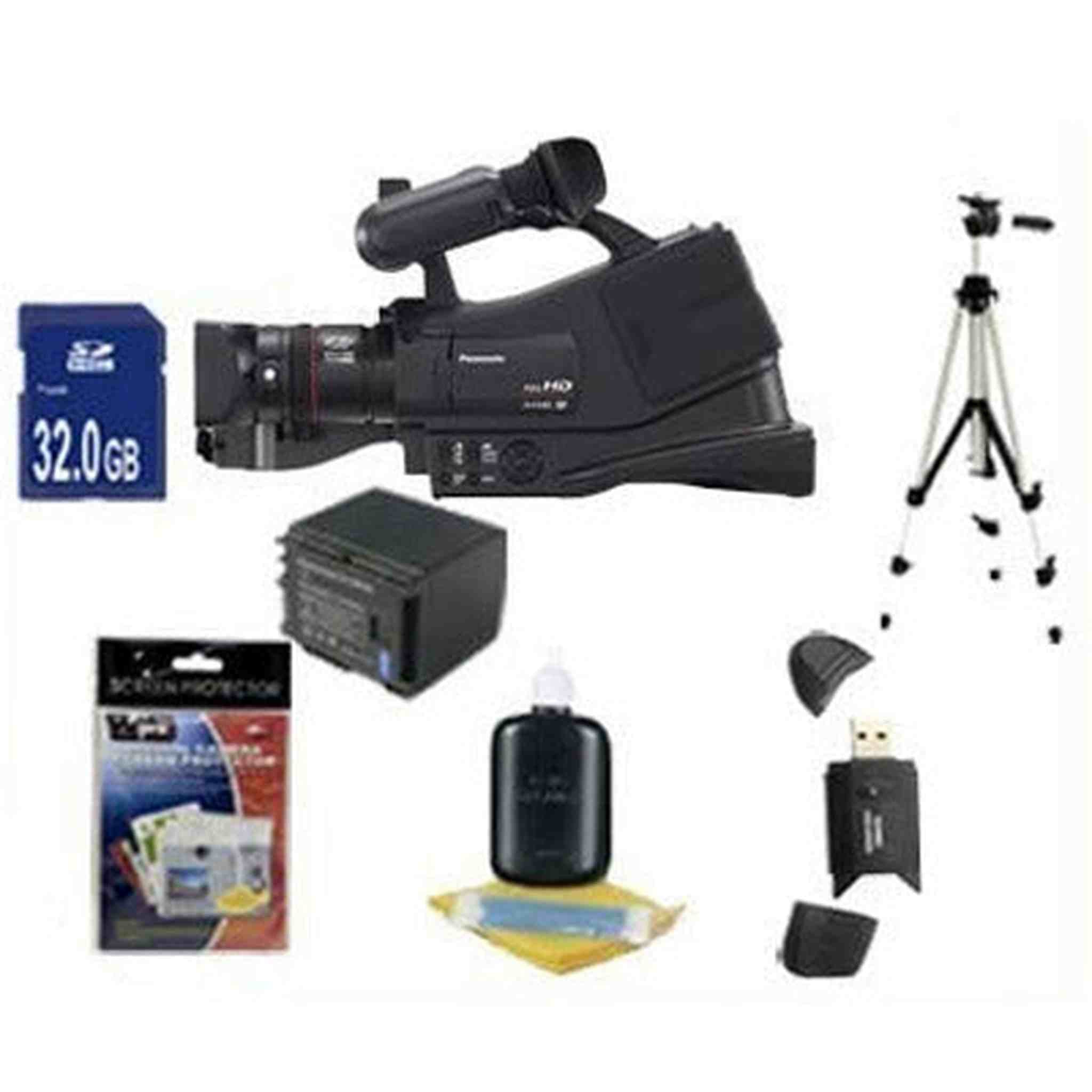 Panasonic AG-AC7 Shoulder Mount AVCHD Camcorder W/32GB SDHC Memory Bundle! Panasonic