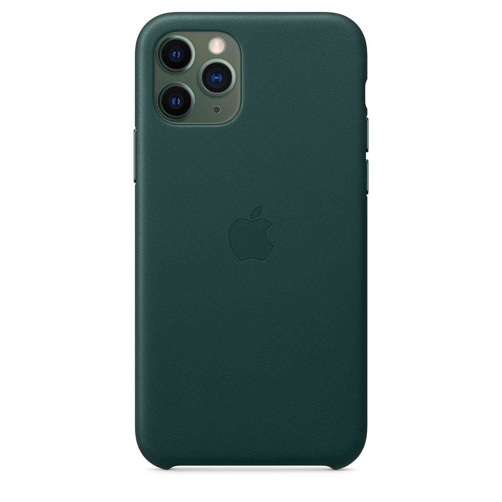 Apple Leather Case for iPhone 11 Pro - Forest Green Apple