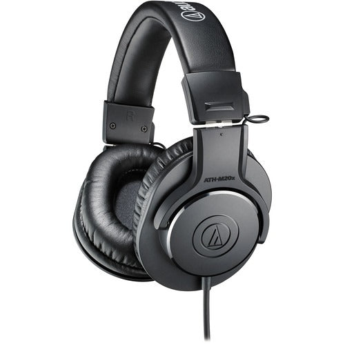 Audio-Technica ATH-M20x Professional Studio Monitor Headphones, Black