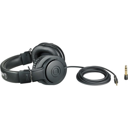 Audio-Technica ATH-M20x Professional Studio Monitor Headphones, Black Audio-Technica