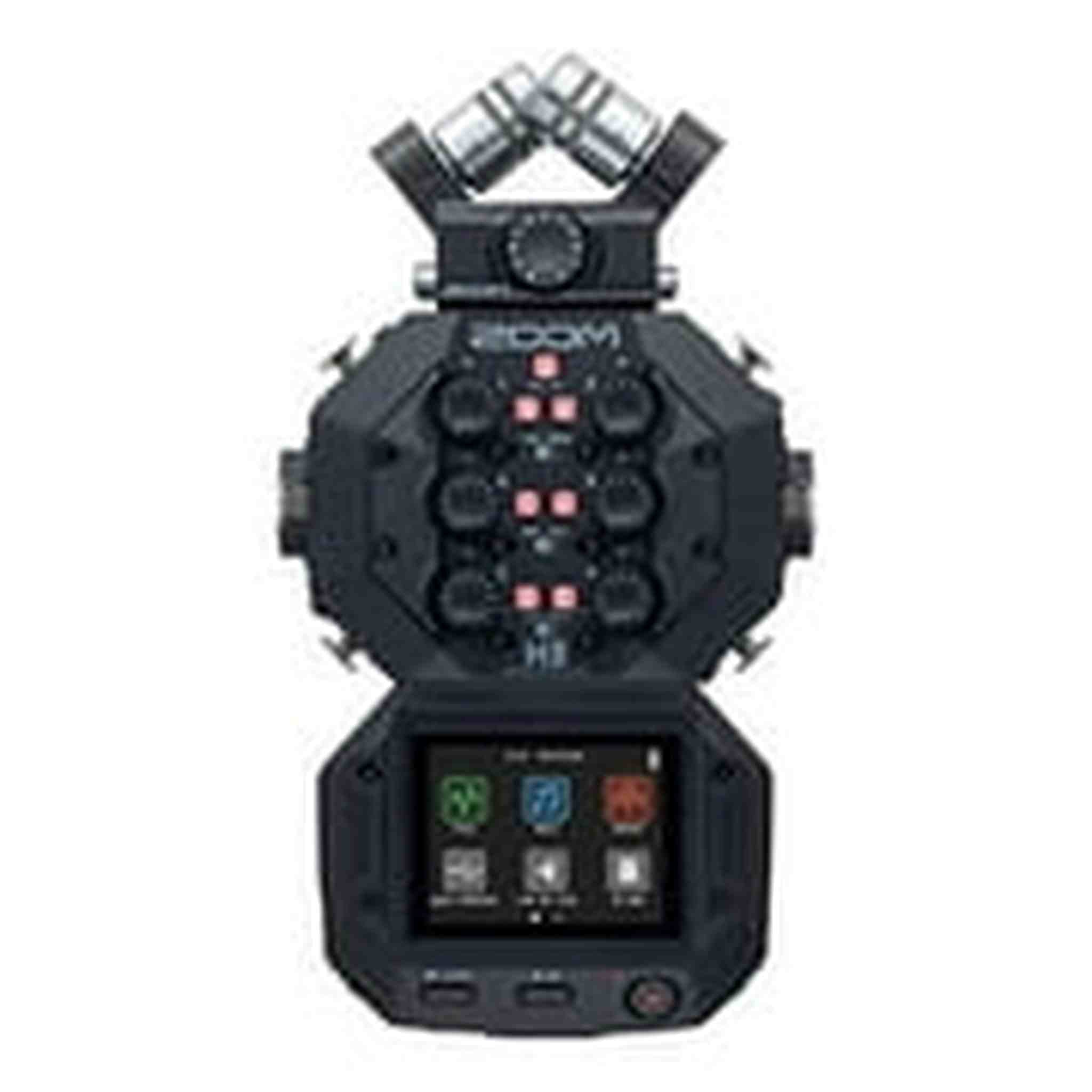 Zoom H8 12-Track Portable Recorder, Stereo Microphones, 6 Inputs, Touchscreen Interface, USB Audio Interface, Battery Powered, for Stereo/Multitrack Audio for Video, Podcasting, and Music Zoom