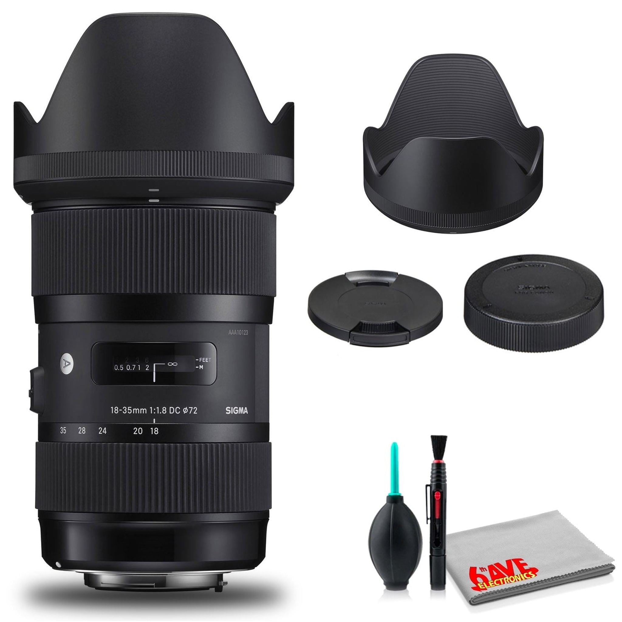 Sigma 18-35mm f/1.8 DC HSM Art Lens for Canon EF Standard Kit Sigma