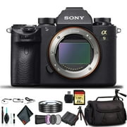 Sony Alpha a9 Mirrorless Camera ILCE9/B With Soft Bag, Tripod, Additional Battery, 64GB Memory Card, Card Reader , Plus Essential Accessories Sony