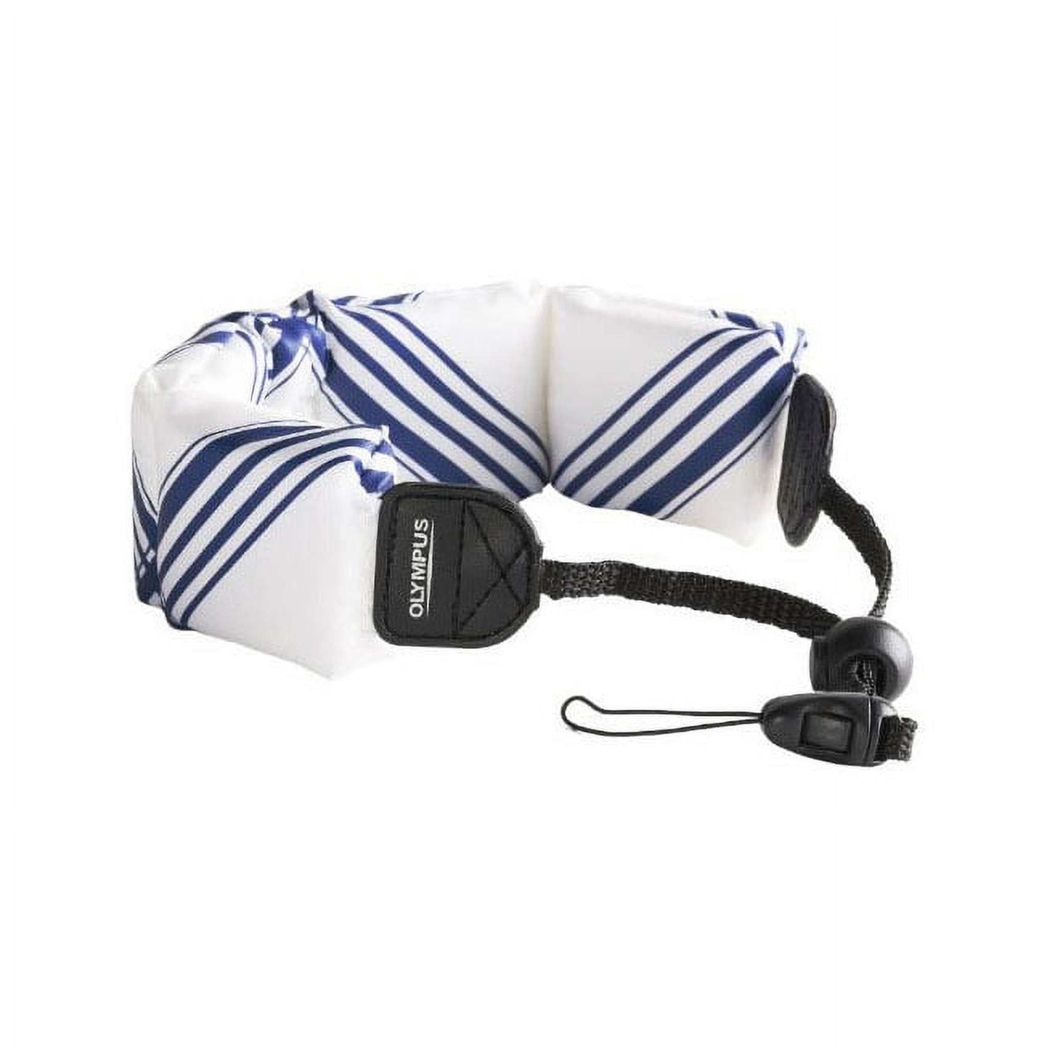 Olympus Fashion Float Strap for Camera White with Blue Olympus