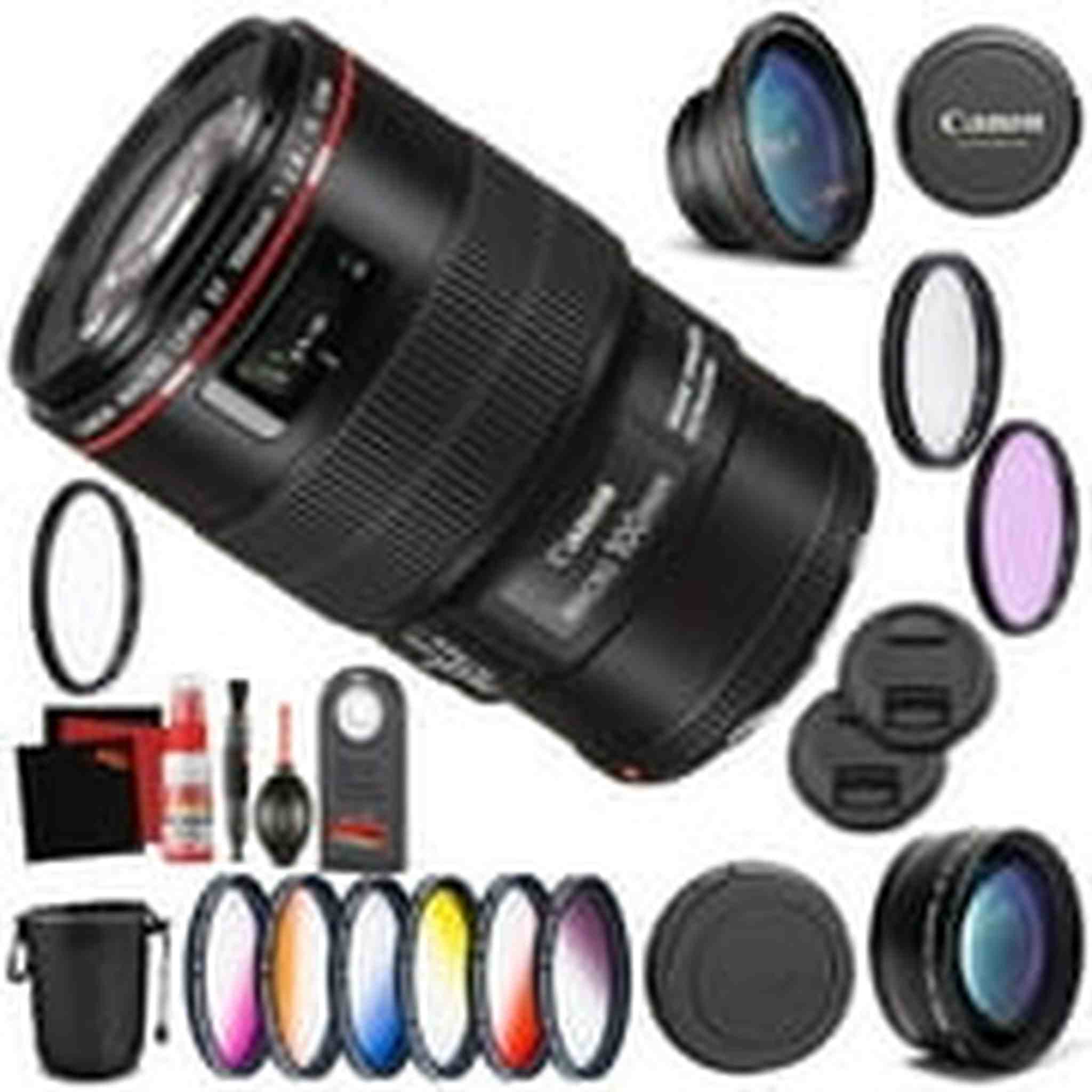 Canon EF 100mm f/2.8L Macro is USM Lens Professional Kit International Model Bundle Canon