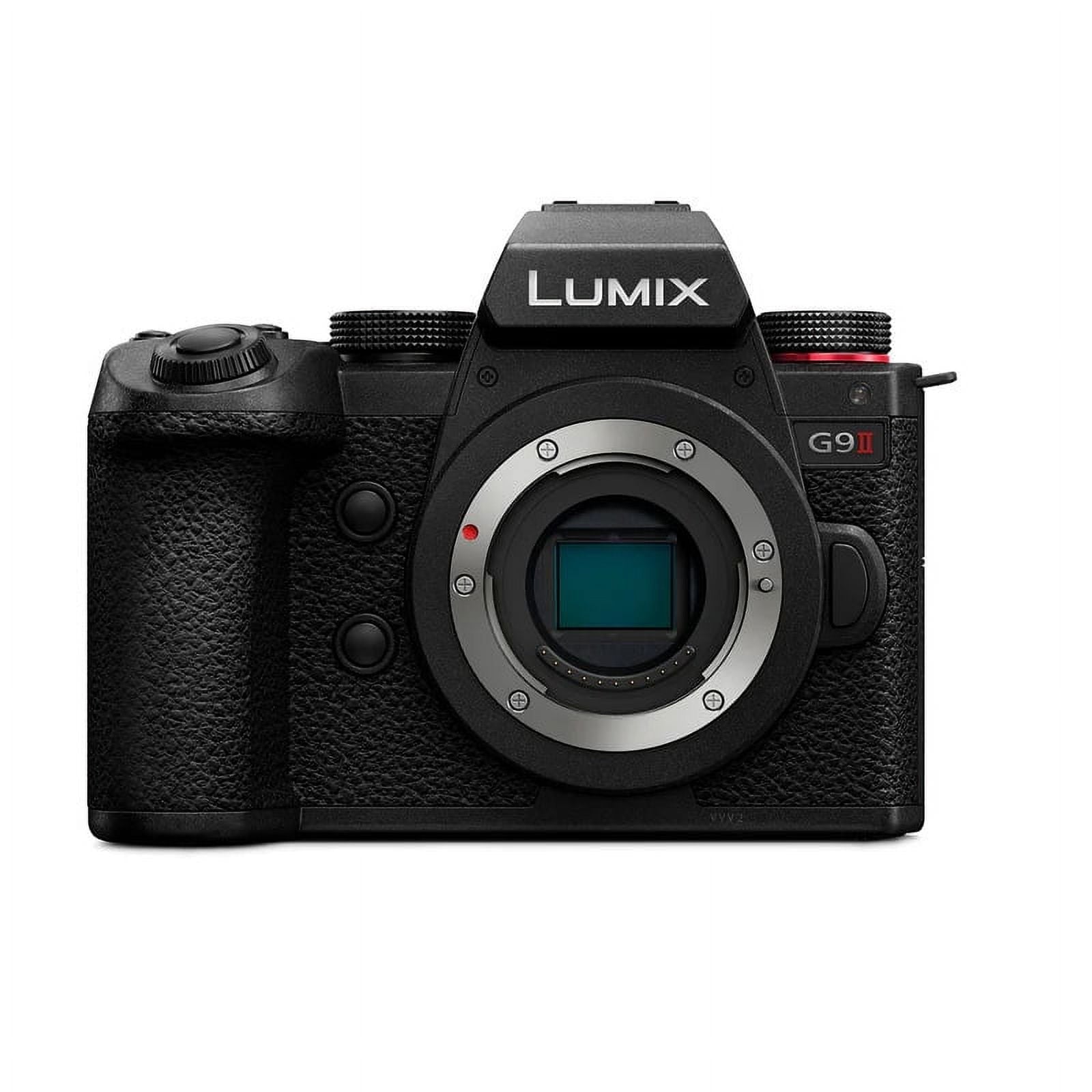 Panasonic LUMIX G9II Micro Four Thirds Camera, 25.2MP Sensor with Phase Hybrid AF, Powerful Image Stabilization, High-Speed Perfomance and Mobility, Flagship Model of G Series - DC-G9M2BODY Panasonic