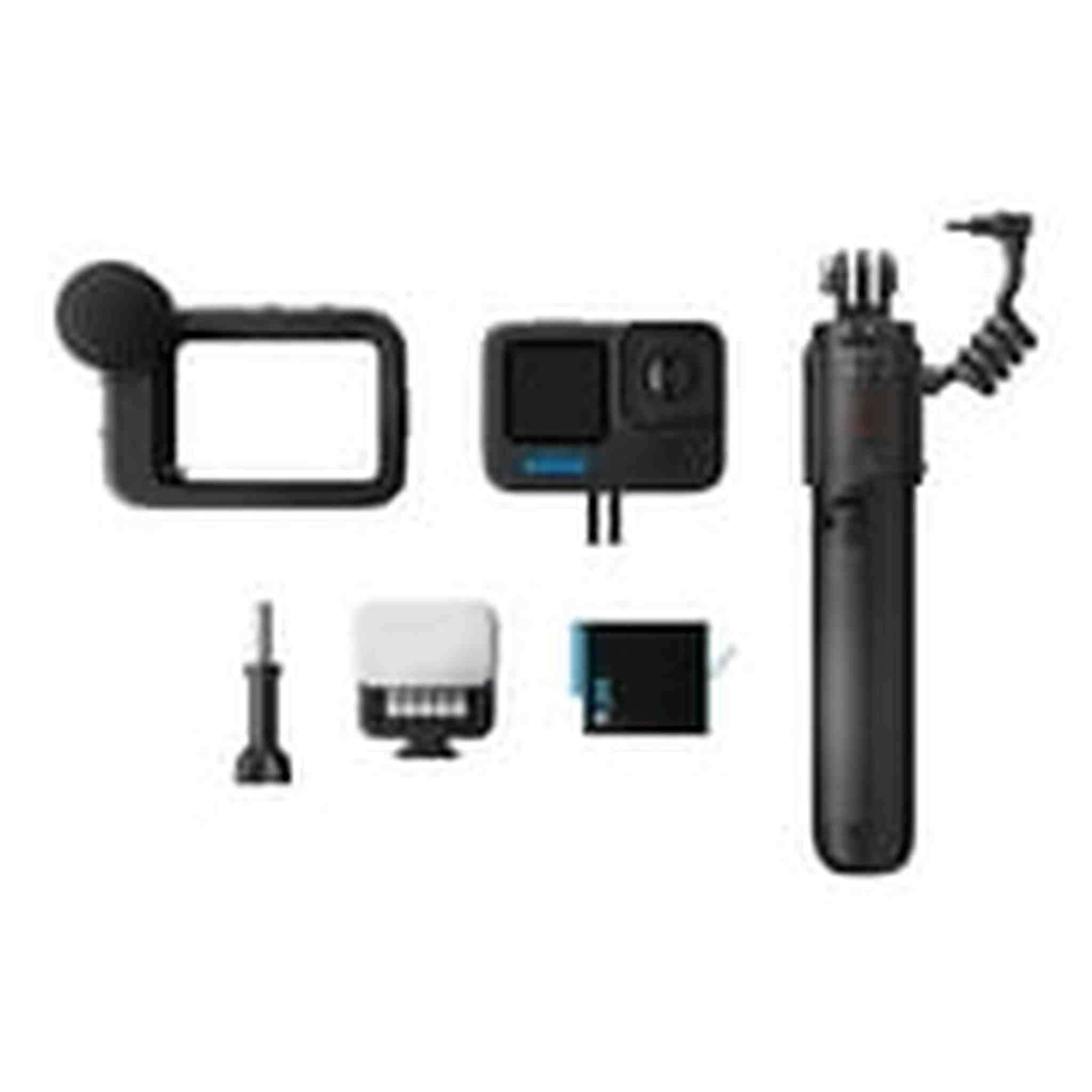 GoPro HERO11 Black Creator Edition - Includes HERO11 , Volta Battery Grip, Tripod, Remote , Media Mod, Light Mod, Enduro Battery, and Carrying Case GoPro