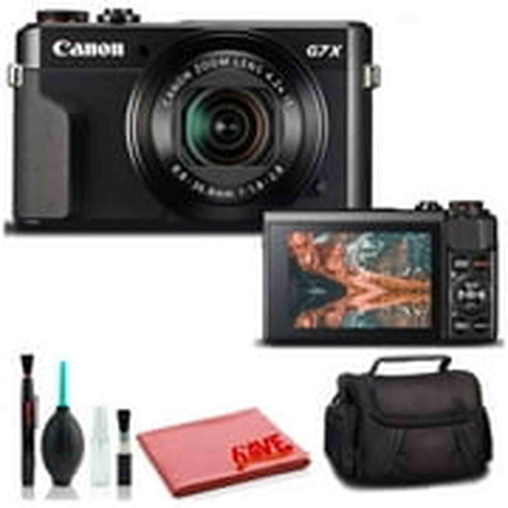 Canon PowerShot G7 X Mark II Digital Camera International Model - Deluxe Kit Canon