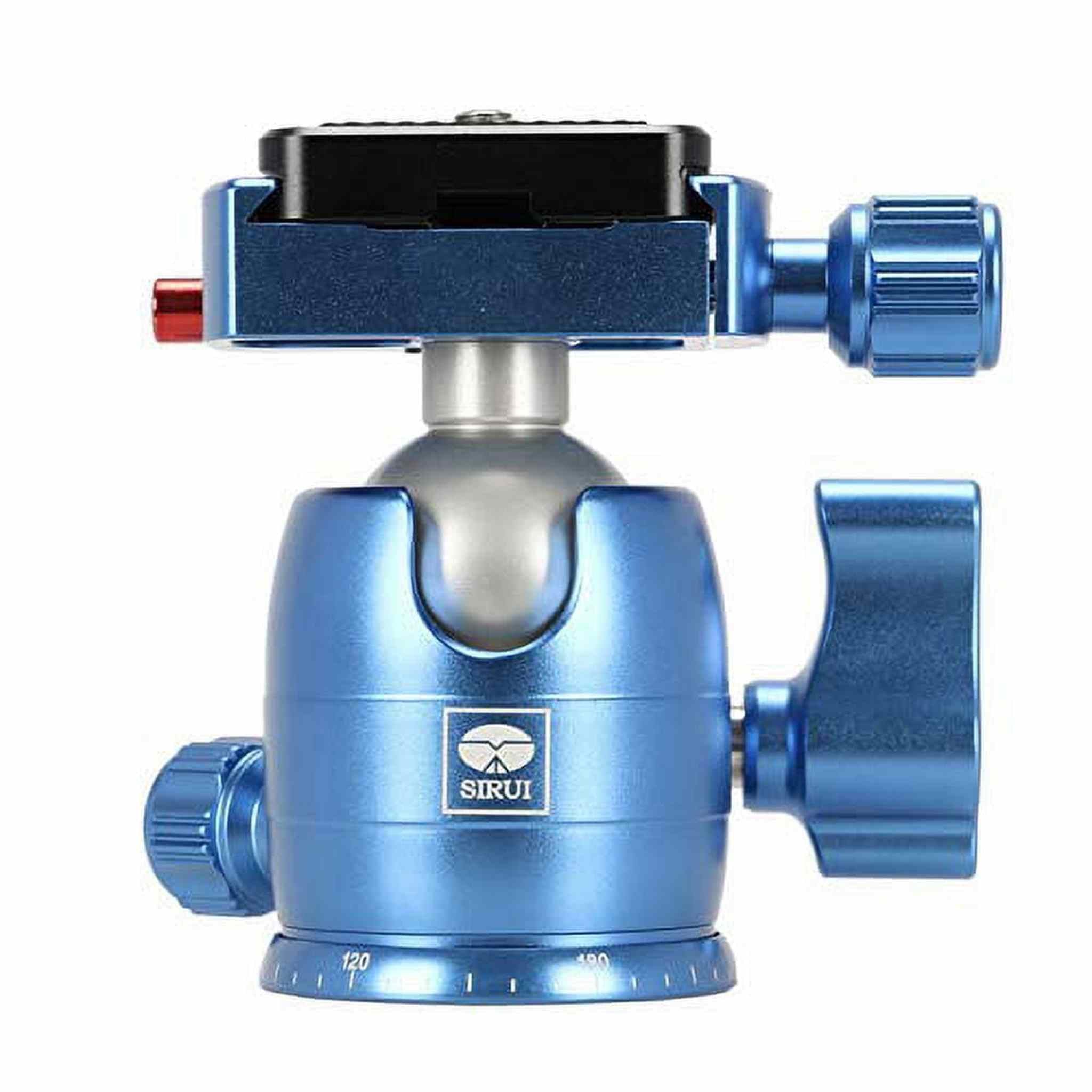 Sirui B-00 Aluminum Mini Ball Head with TY-C10 Plate, 11 lb Capacity, Blue Sirui