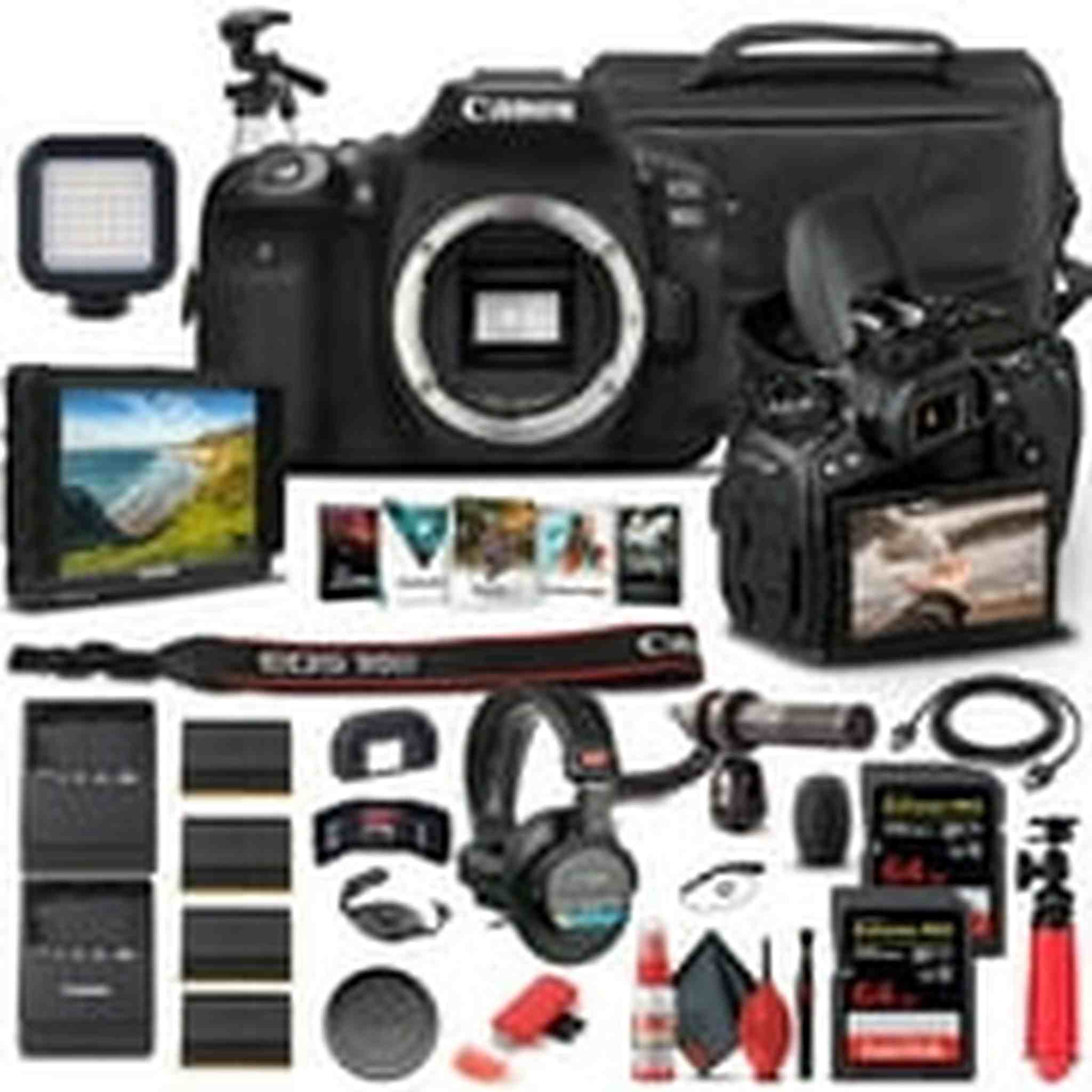 Canon EOS 90D DSLR Camera Body Only 3616C002 - Pro Bundle Canon