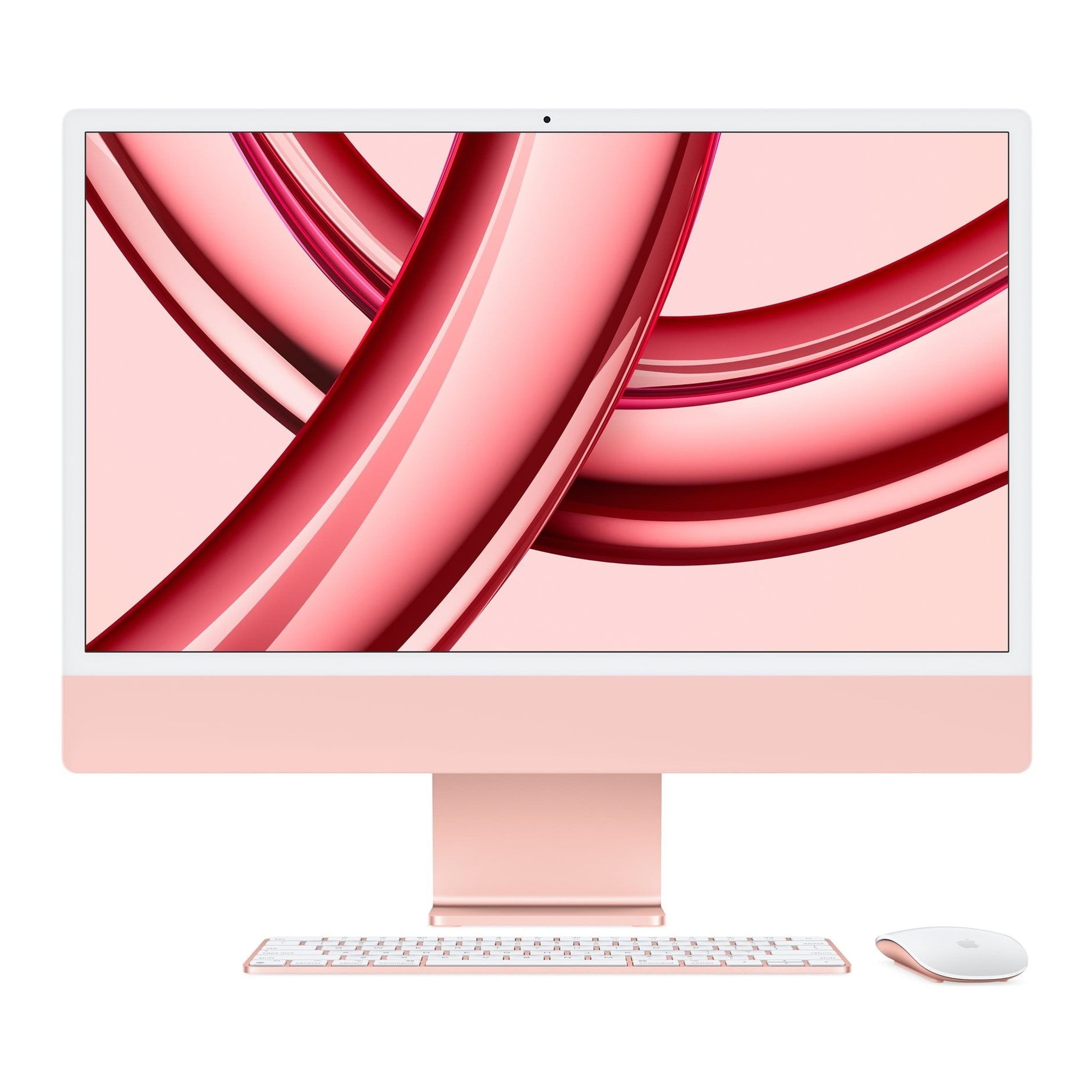 Apple iMac 24-inch, Apple M1 chip with 8-Core CPU and 7-core GPU, 8GB RAM, 256GB - Pink Apple