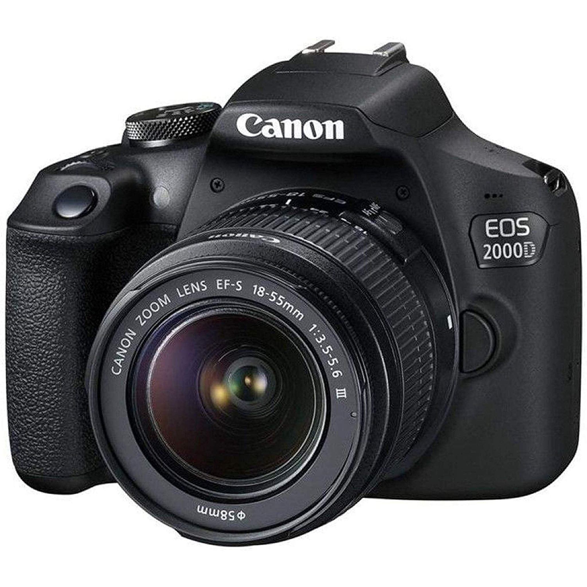 Canon EOS 2000D REBEL T7 DSLR Camera 18-55MM IS ii and EF 73-300mm Lens Bundle �SanDisk 32gb + MORE - International Canon