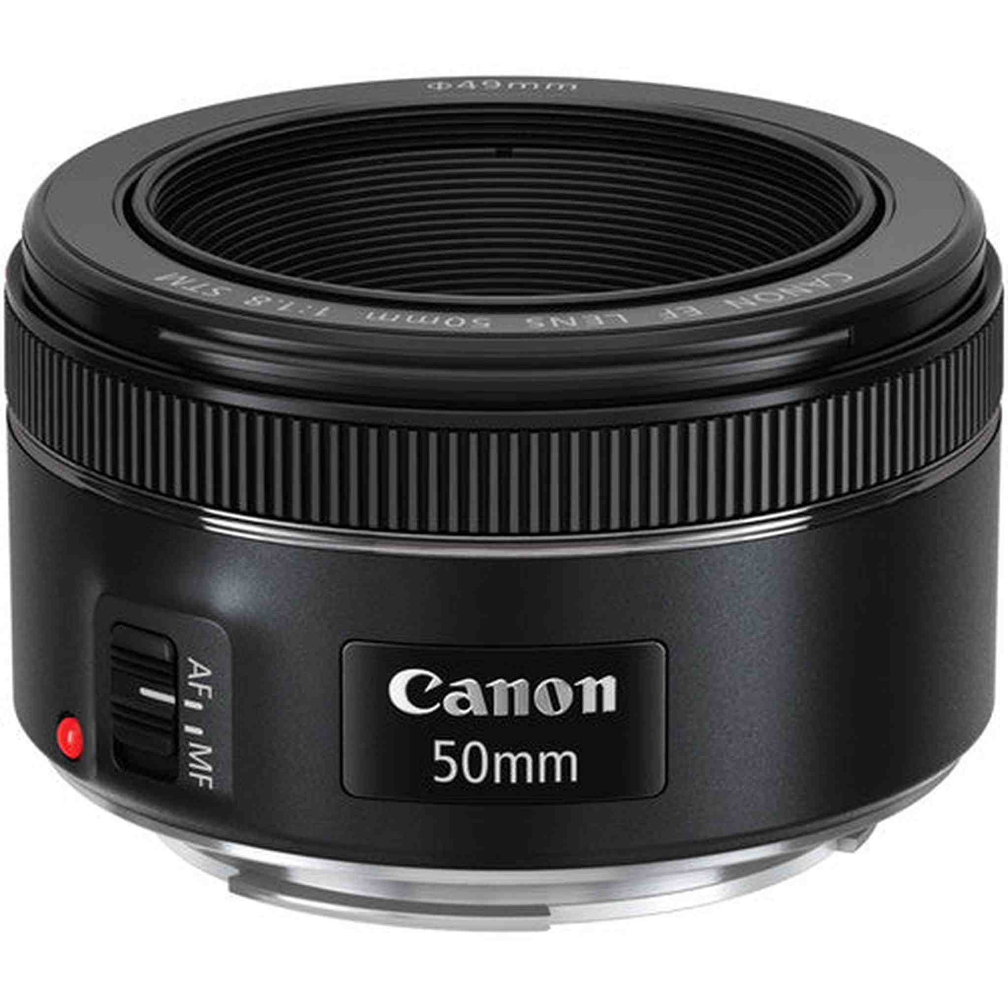 Canon EF 50mm f/1.8 STM Lens International Model Bundle with Filter Kits Canon