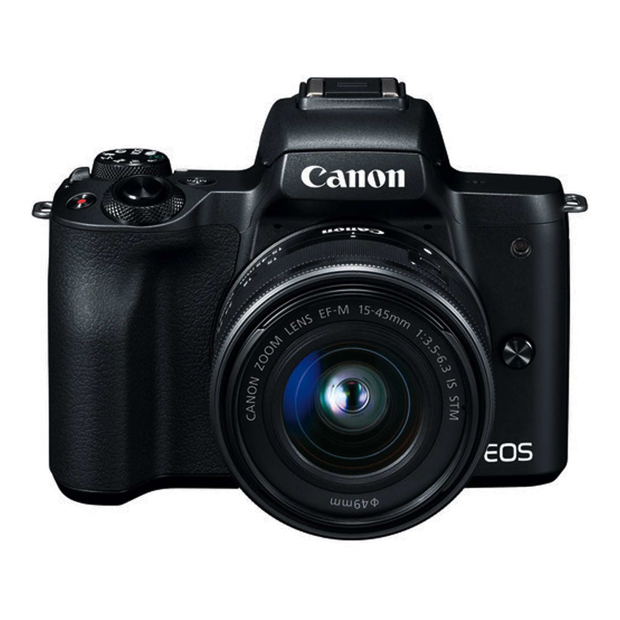 Canon EOS M50 Mirrorless Camera Kit w/EF-M15-45mm and 4K Video - Black International Model Canon