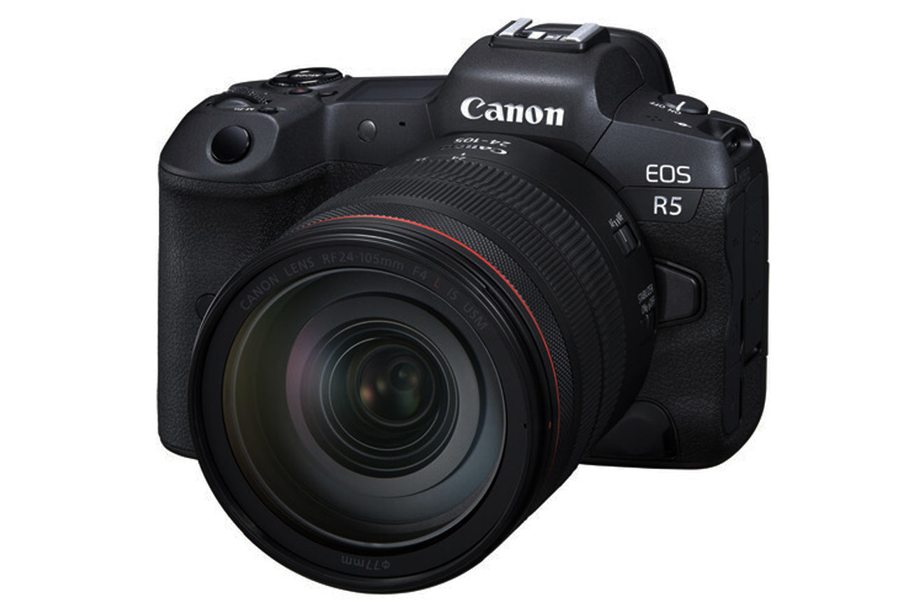 Canon EOS R5 Full Frame Mirrorless Camera + RF 24-105mm F4 L is USM Lens Kit International Model Canon