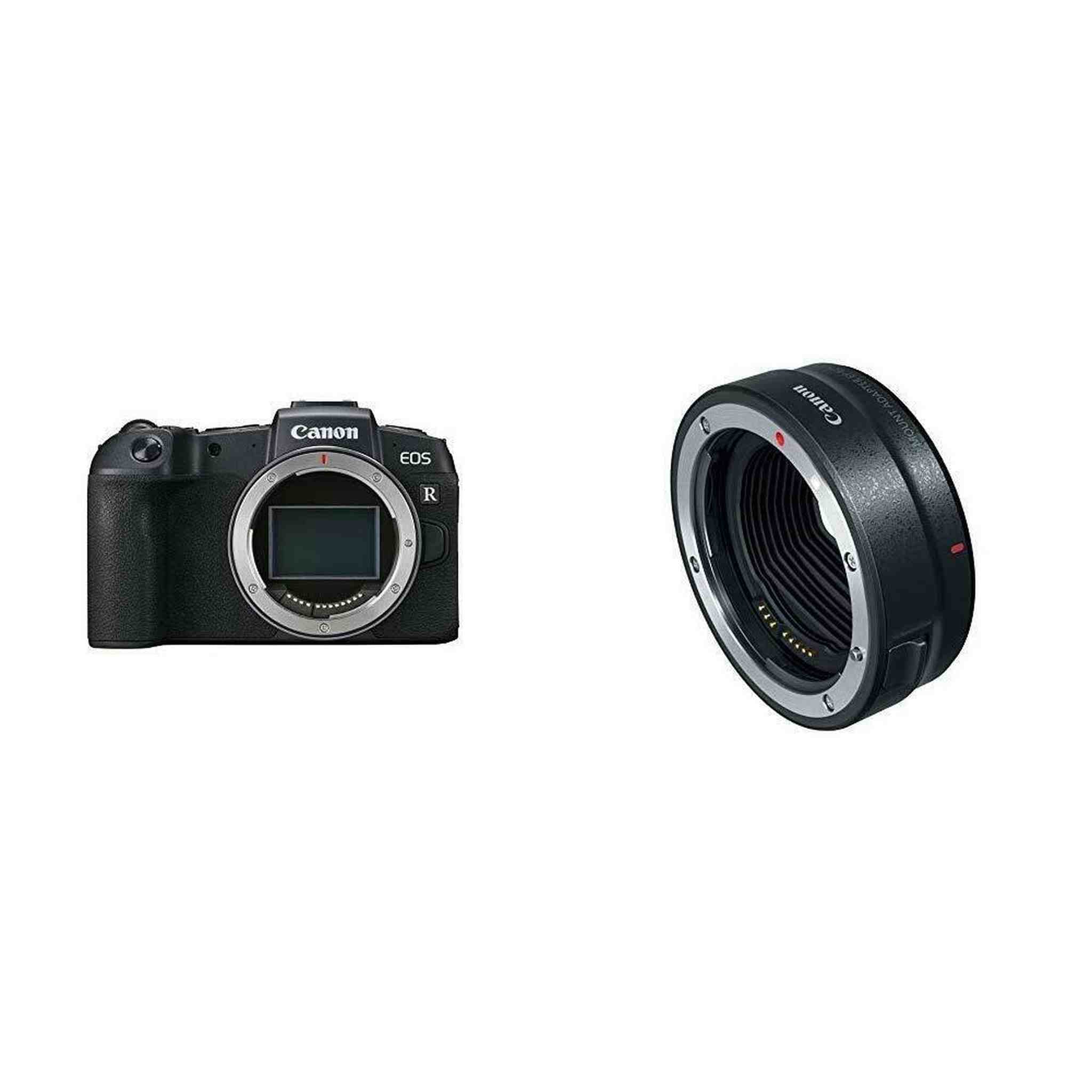 Canon EOS RP Mirrorless Camera Body + Canon Mount Adapter EF-EOS R Canon