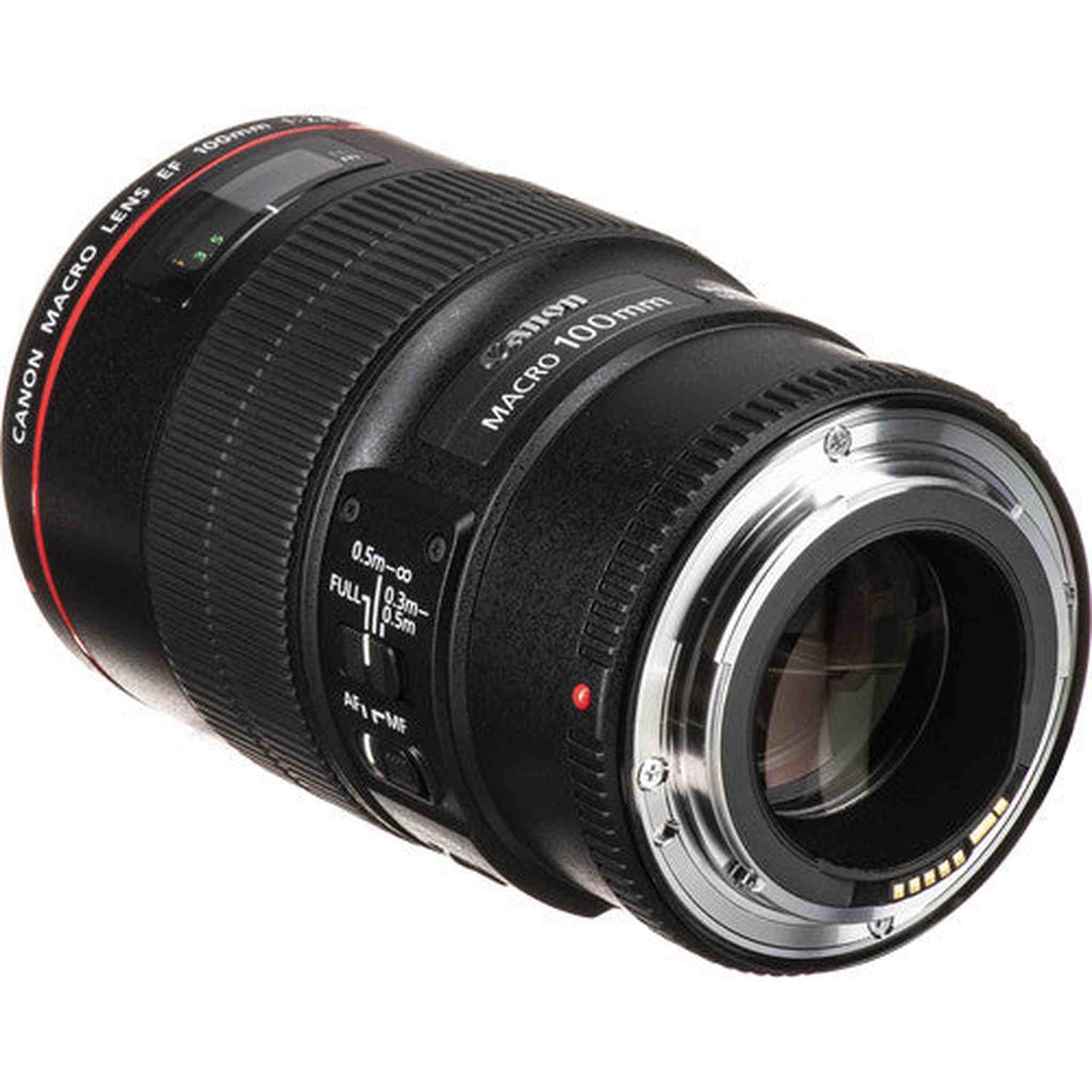 Canon EF 100mm f/2.8L Macro IS USM Lens Bundle with Cleaning Kit, Filter Kits, and Padded Lens Case Intl Model Canon