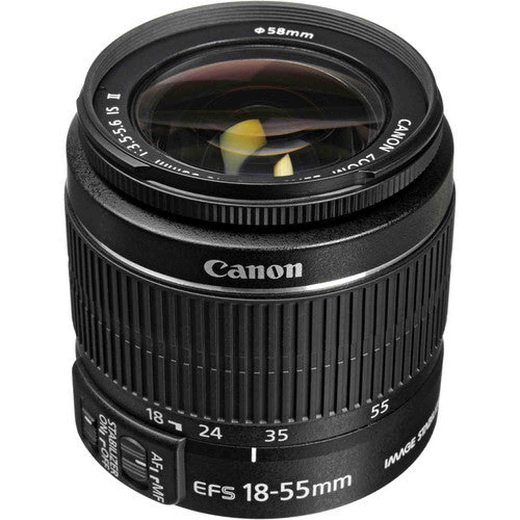 Canon EF-S 18-55mm f/3.5-5.6 IS II Lens International Model with Filter Kits Canon