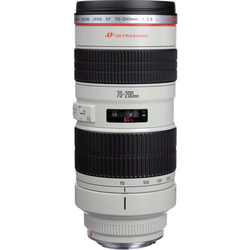 Canon EF 70-200mm f/2.8L USM Lens Bundle with Cleaning Kit, Filter Kits, and Padded Lens Case International Model Canon