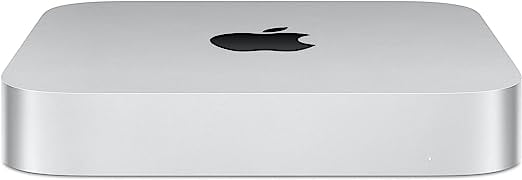 Apple 2023 Mac Mini Desktop Computer M2 chip with 8‑core CPU and 10‑core GPU, 8GB Unified Memory, 256GB SSD Storage, Gigabit Ethernet. Works with iPhone/iPad