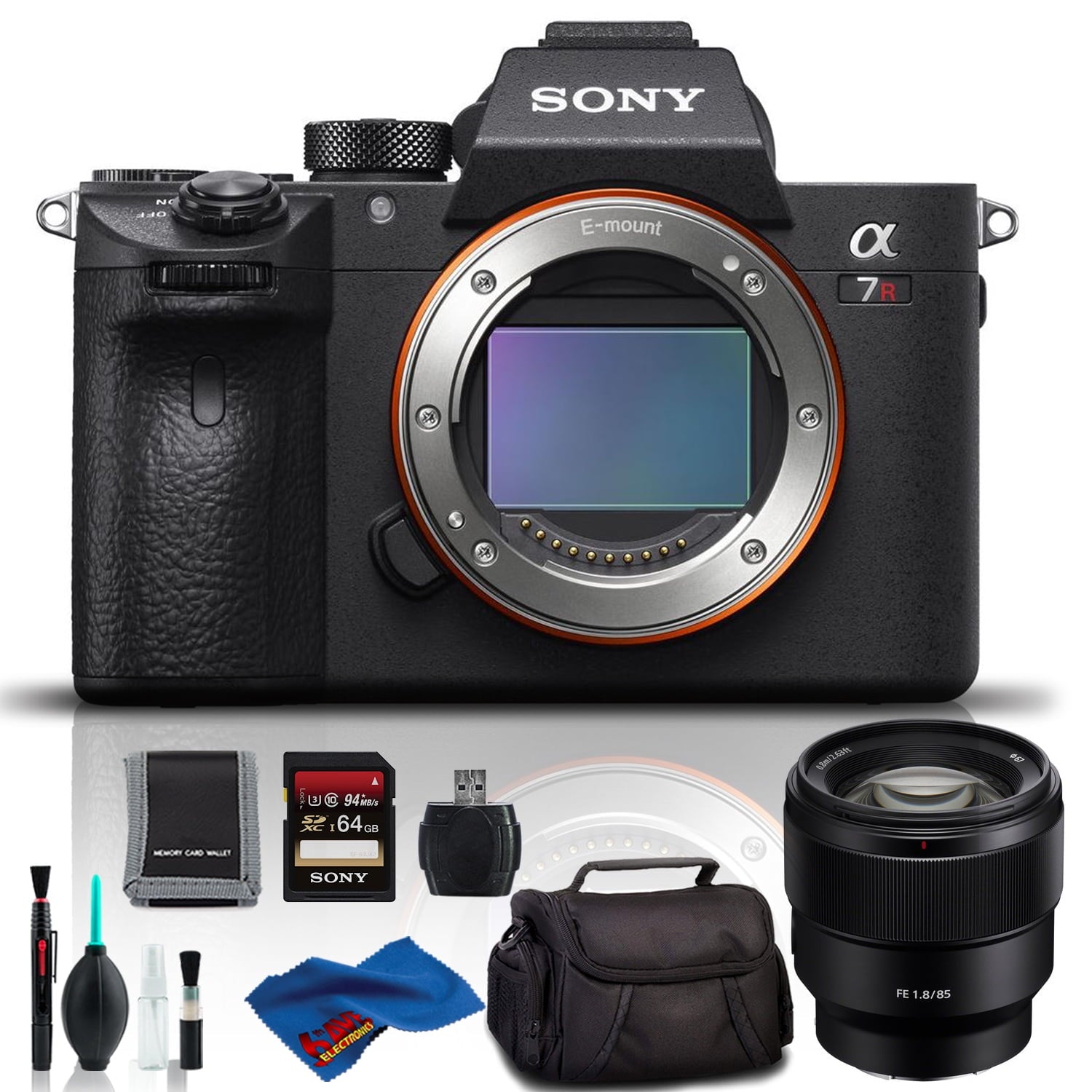 Sony Alpha a7R III Mirrorless Digital Camera with 85mm Lens - Plus Kit Sony