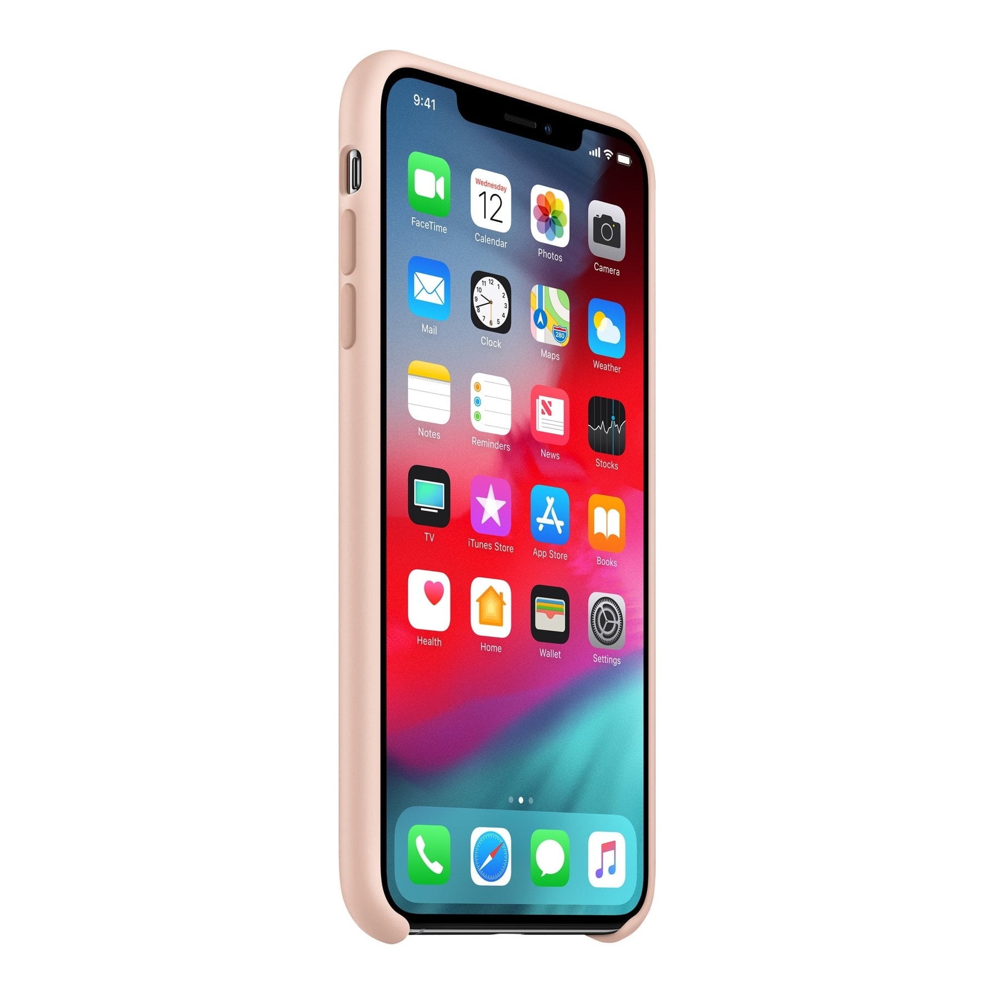 Apple Silicone Case (for iPhone Xs Max) - Pink Sand