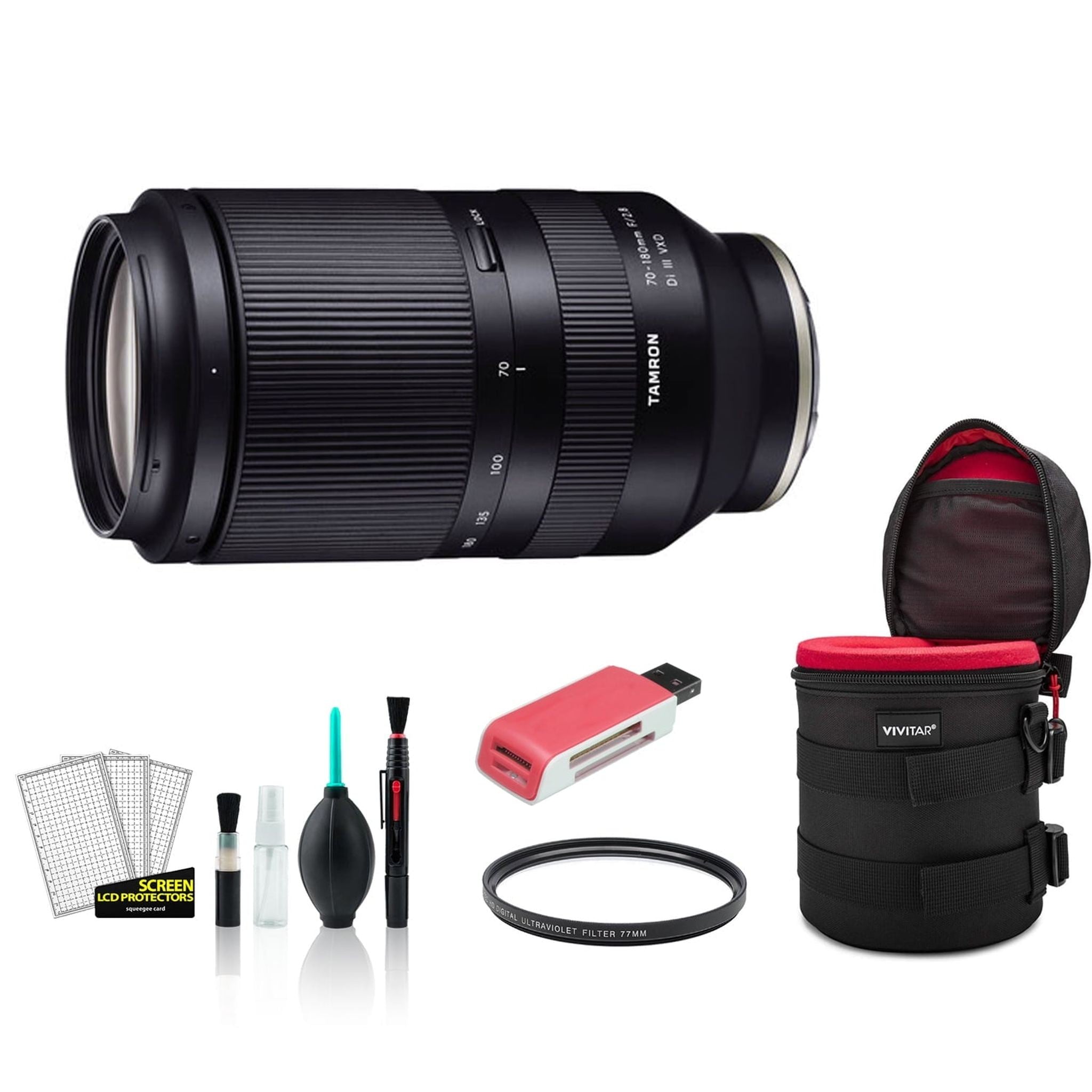 Tamron 70-180mm f/2.8 Di III VXD Lens for Sony E - Kit with Lens Case Tamron