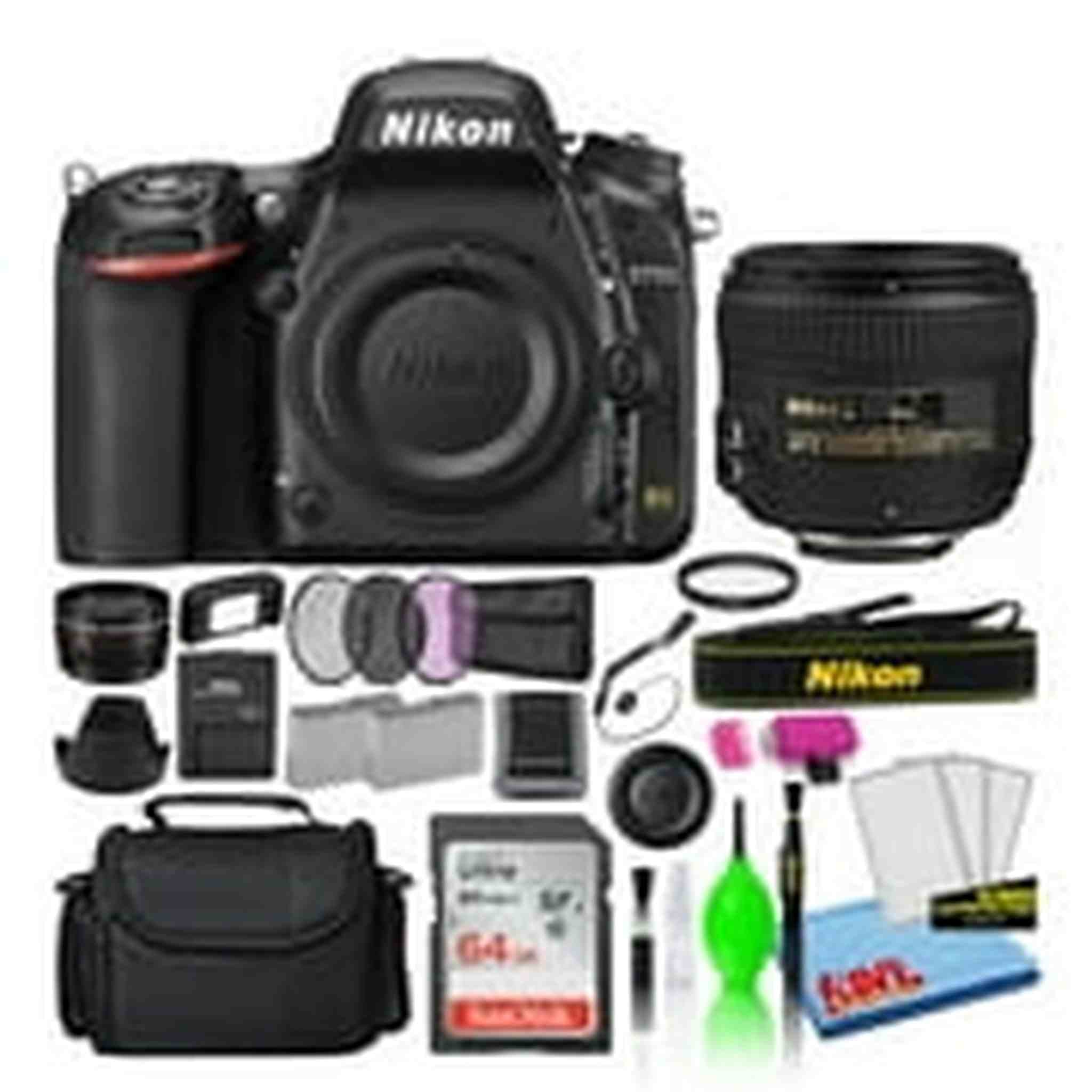 Nikon D750 Digital Camera with 50mm f/1.4G Lens 1543 + 64GB Card + Bag Intl Nikon