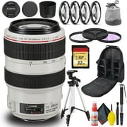 Canon EF 70-300mm f/4-5.6L IS USM Lens Includes 32GB SD, Monopod, Bag, and More Canon