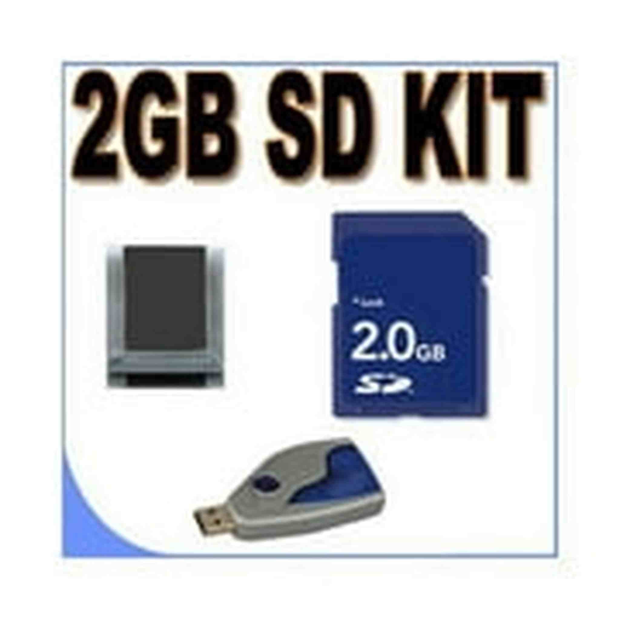 2GB SD Micro SD with SD Adapter Memory Card Secure Digital BigVALUEInc Accessory Saver Bundle for Panasonic Cameras BVI