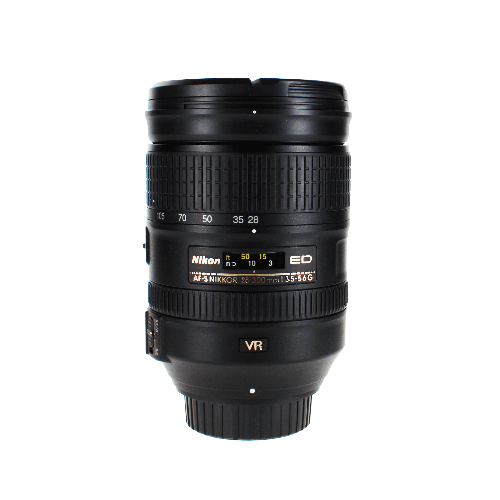 Nikon 28-300mm f/3.5-5.6G ED-IF AF-S VR II Vibration Reduction Wide Angle Telephoto Zoom Nikkor Lens - International Version No Warranty Nikon