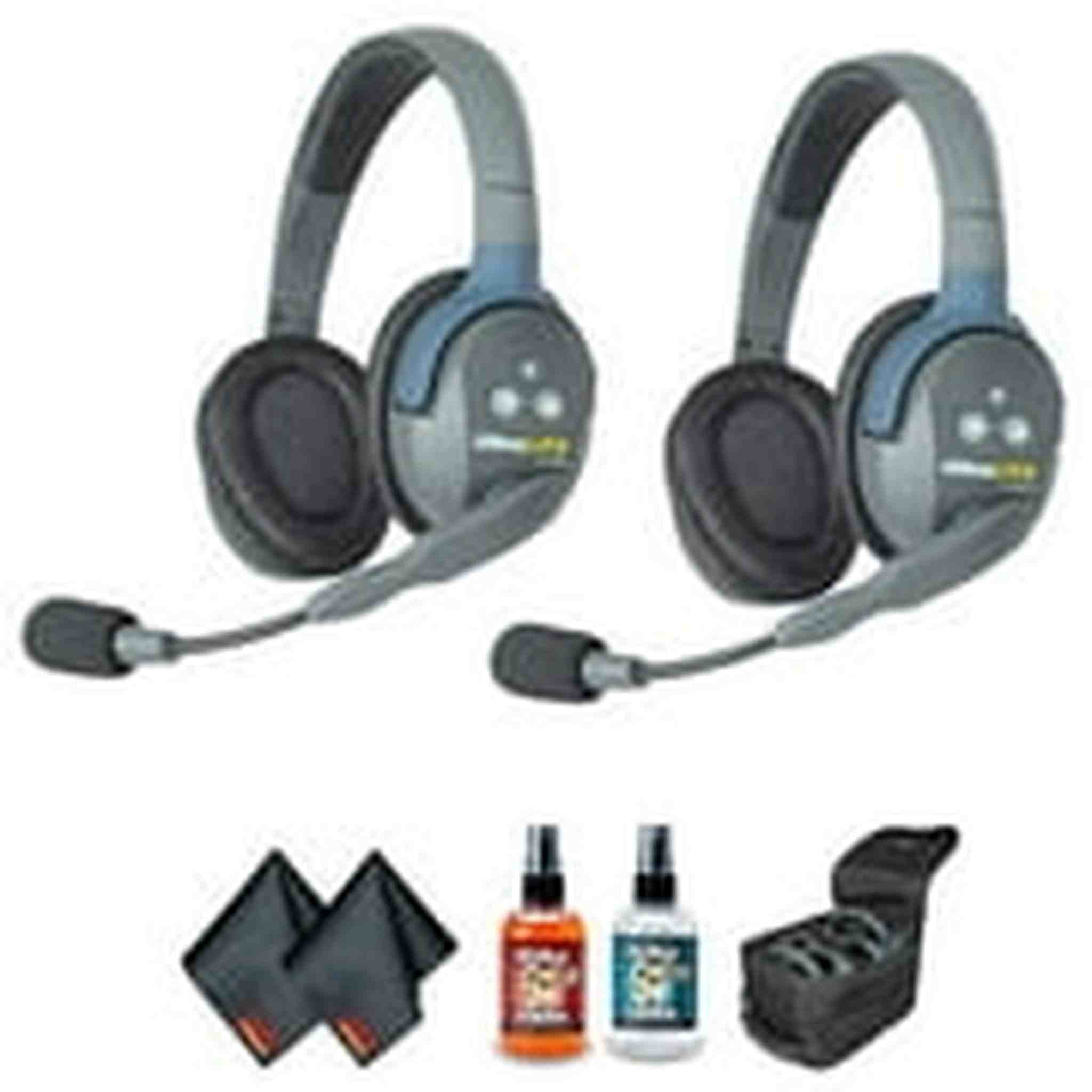 Eartec UL2D UltraLITE 2-Person Headset System USA Bundle 1 Eartec