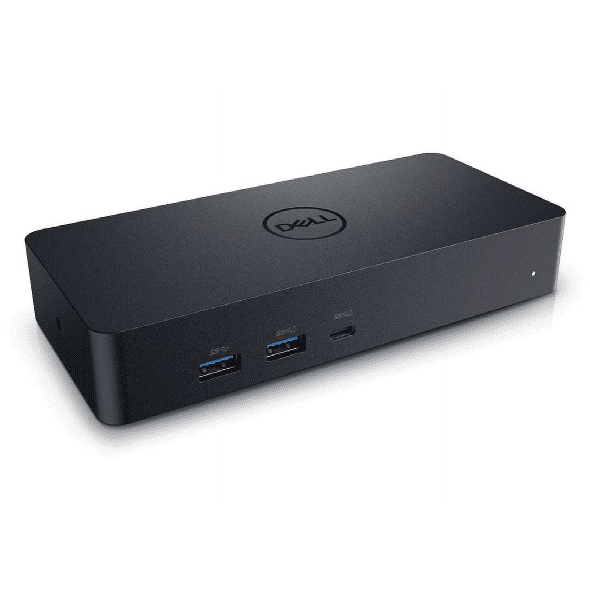 Dell Universal Dock - D6000S, Equipped with USB-C/USB-A PowerShare Options, Connect Upto Three 4K Displays, LED Indicator, Black Dell