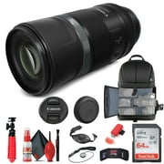 Canon RF 600mm f/11 IS STM Lens 3986C002 + Filter + BackPack + 64GB Card + More Canon