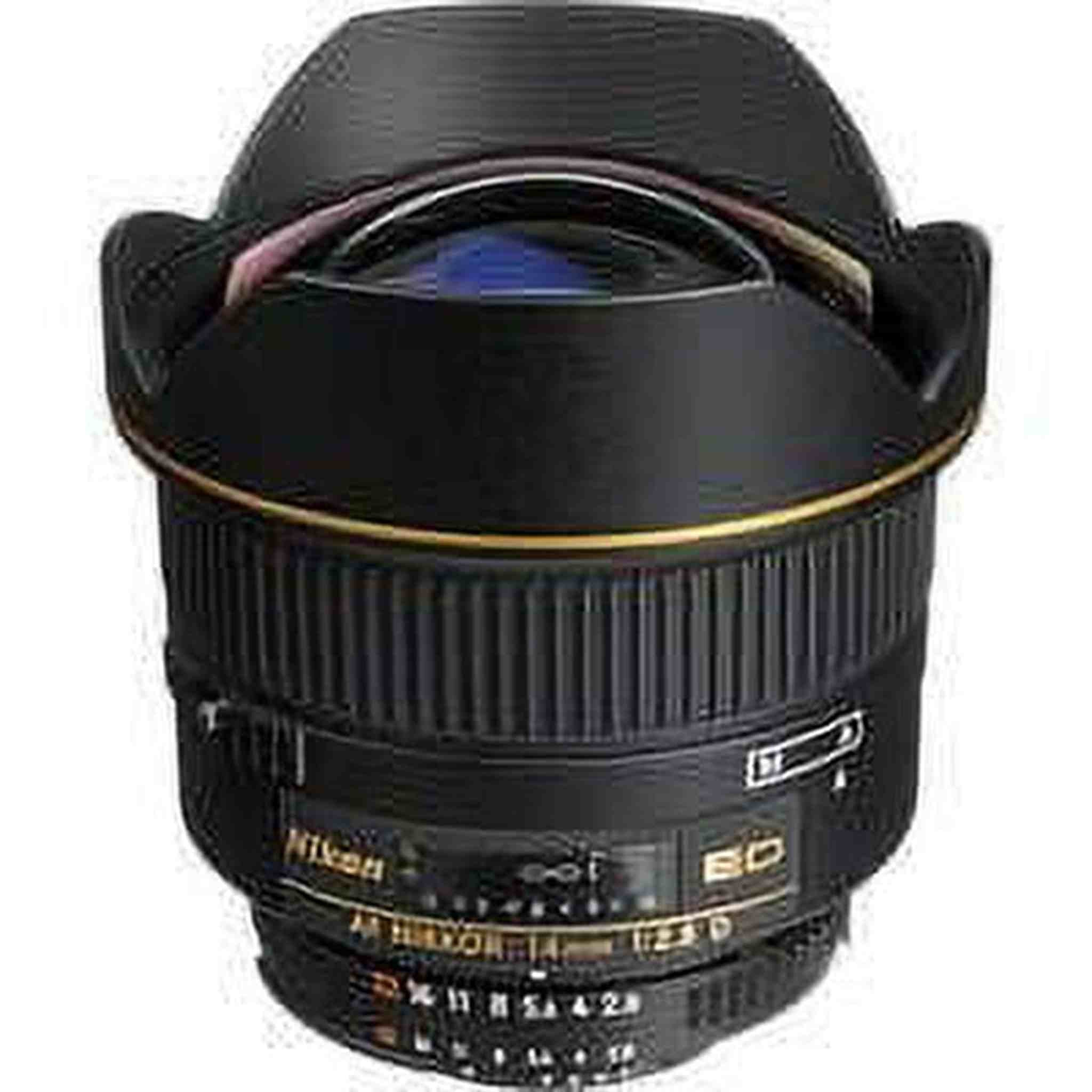 Nikon AF FX NIKKOR 14mm f/2.8D ED Ultra Wide Angle Fixed Zoom Lens with Auto Focus for Nikon DSLR Cameras International - Used Nikon