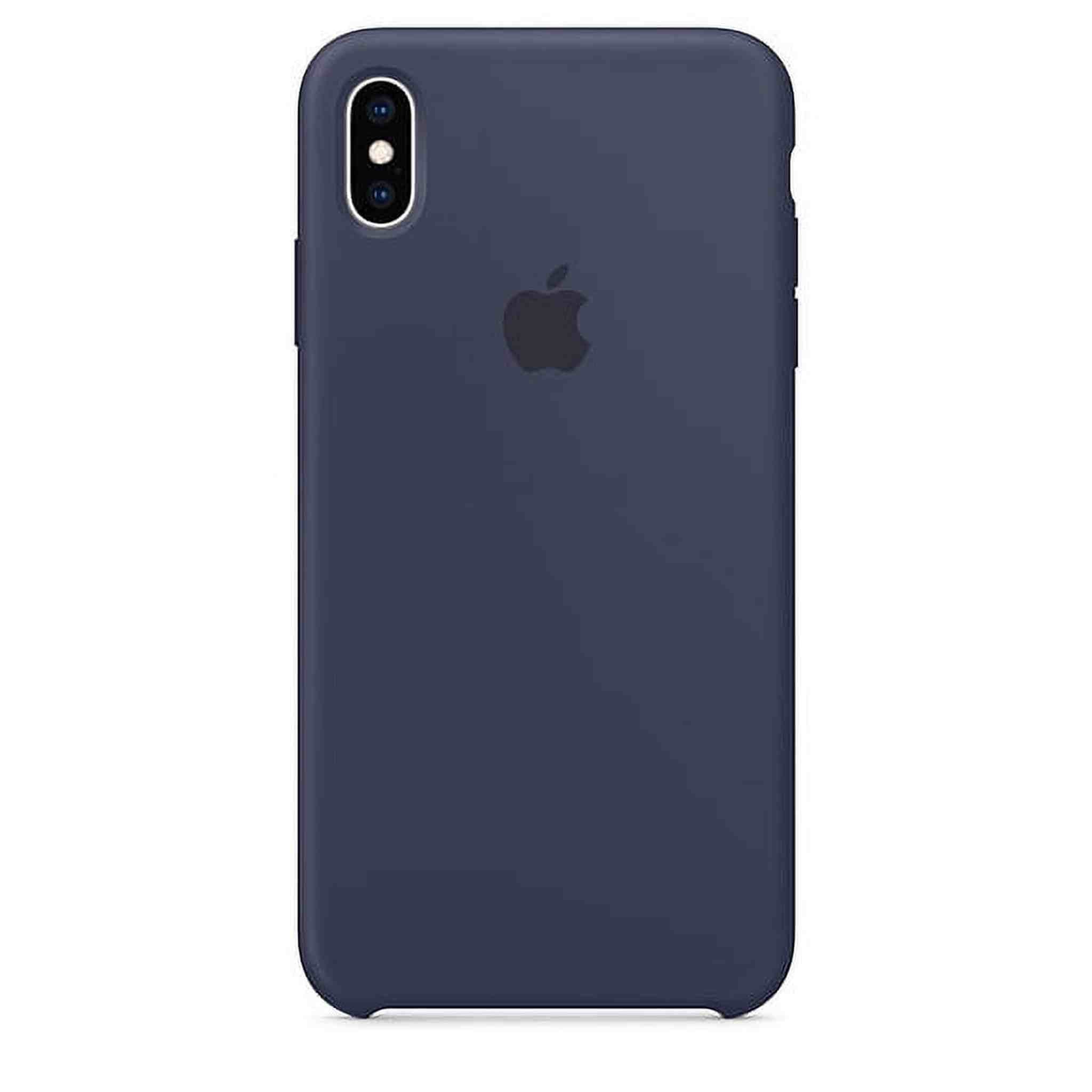 Apple Silicone Case for iPhone Xs Max - Midnight Blue Apple