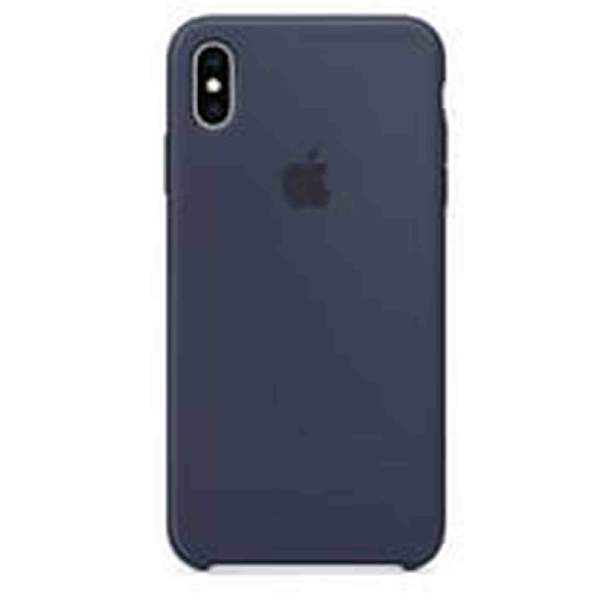 Apple Silicone Case for iPhone Xs Max - Midnight Blue Apple