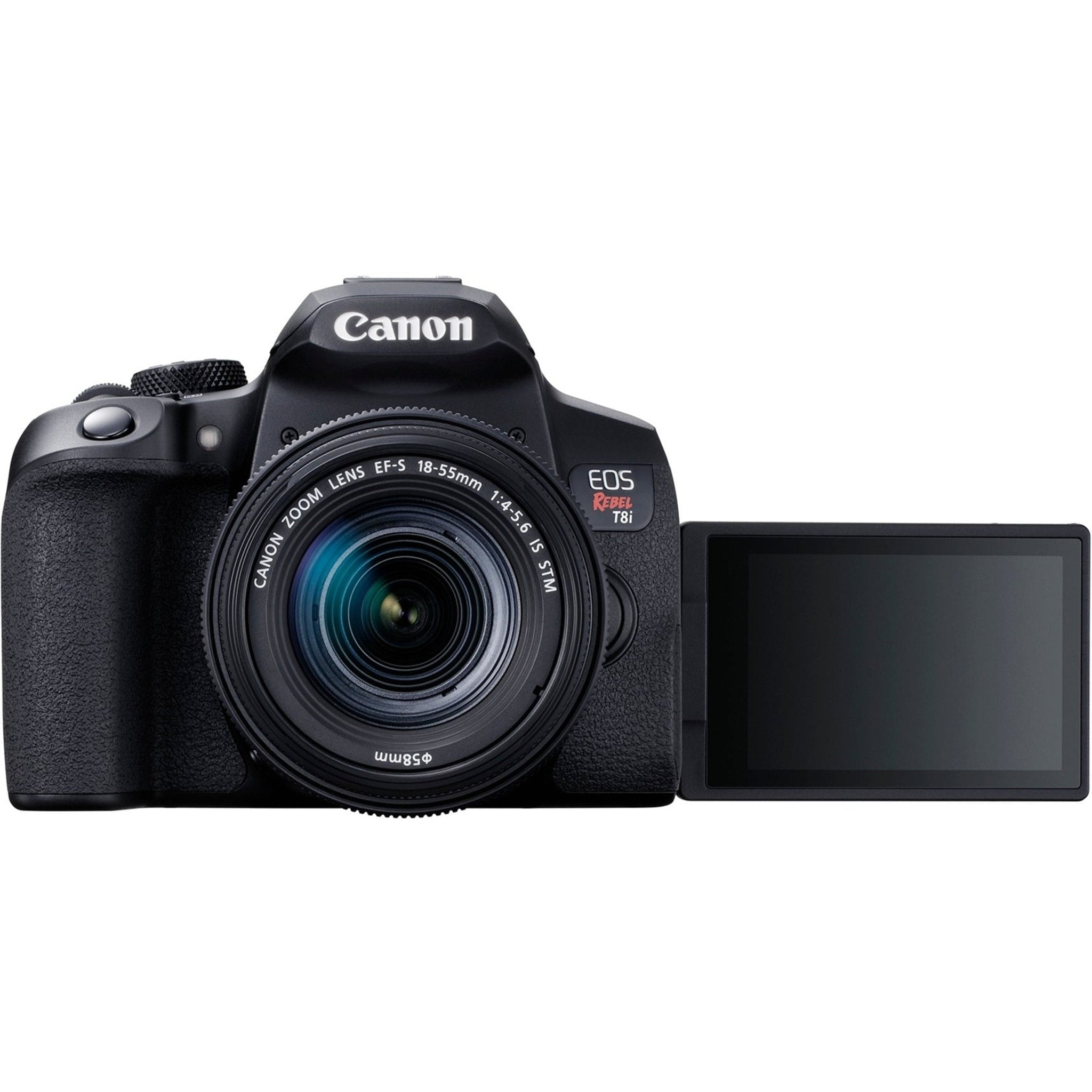 Canon EOS Rebel T8i EF-S 18-55mm is STM Lens Kit, Black Canon