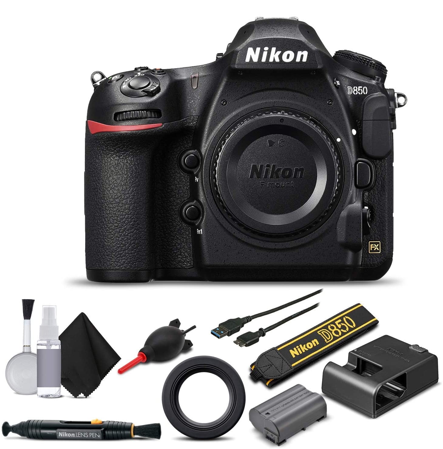 Nikon D850 Digital SLR Camera Body Only Starter Set With Extended Warranty Intl Model Nikon