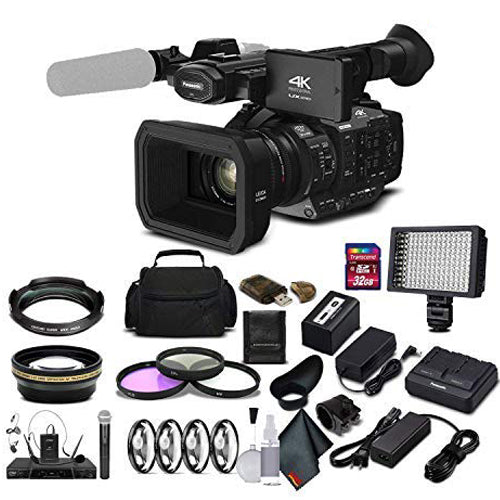 Panasonic AG-UX180 4K Premium Professional Camcorder AG-UX180PJ Advanced Bundle Panasonic