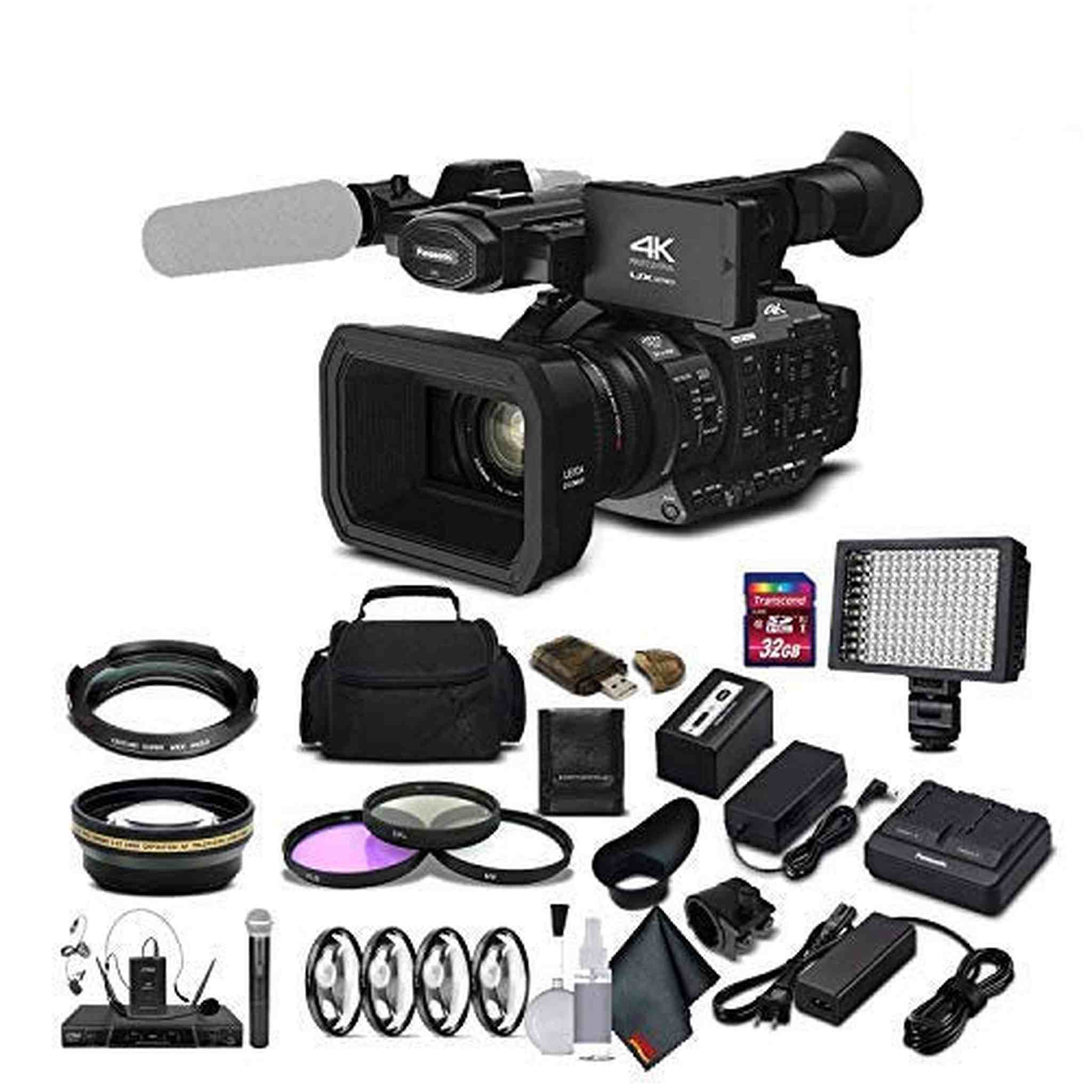 Panasonic AG-UX180 4K Premium Professional Camcorder AG-UX180PJ Movie Maker Special Bundle Panasonic